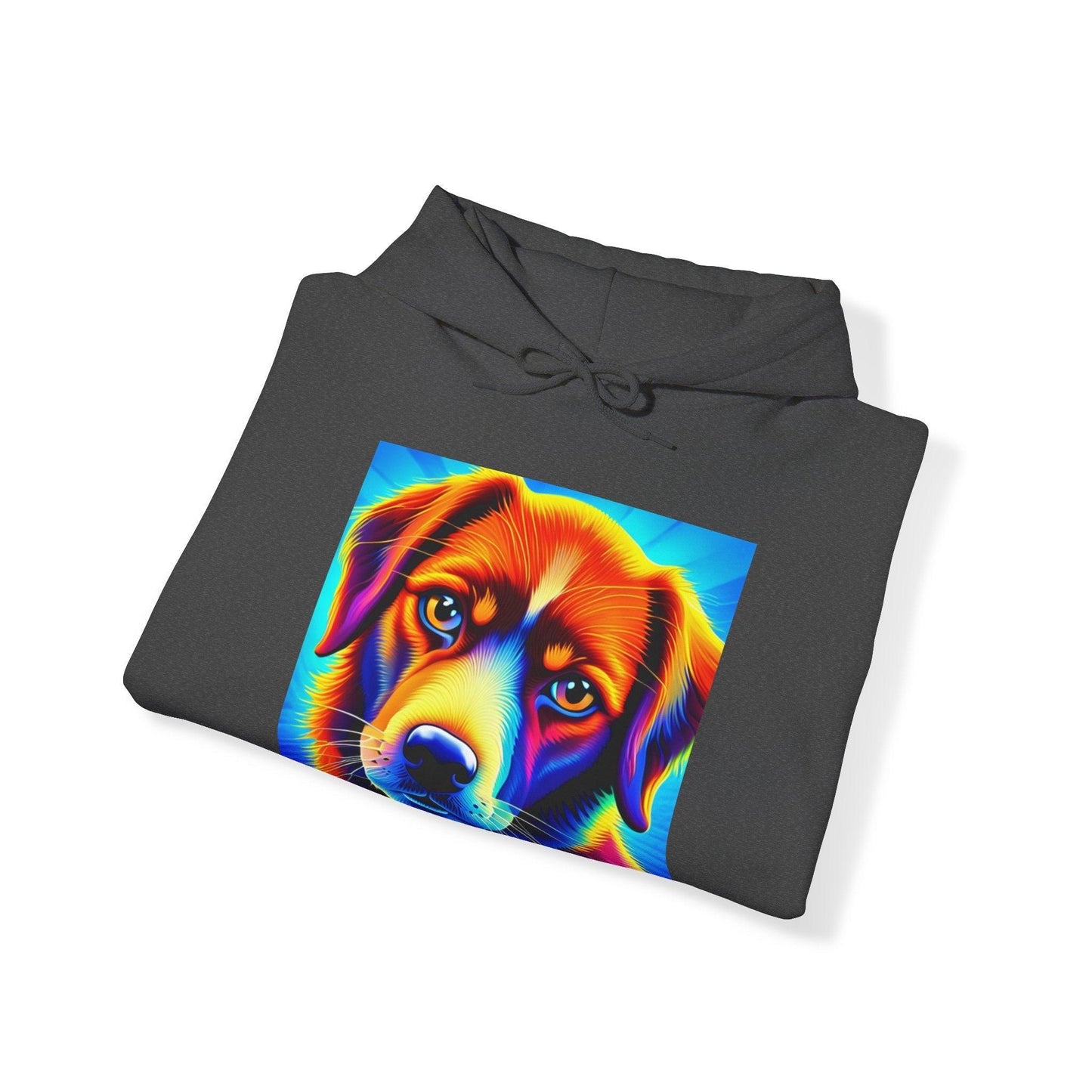 Prism Dog Unisex Heavy Blend™ Hooded Sweatshirt - Lizard Vigilante