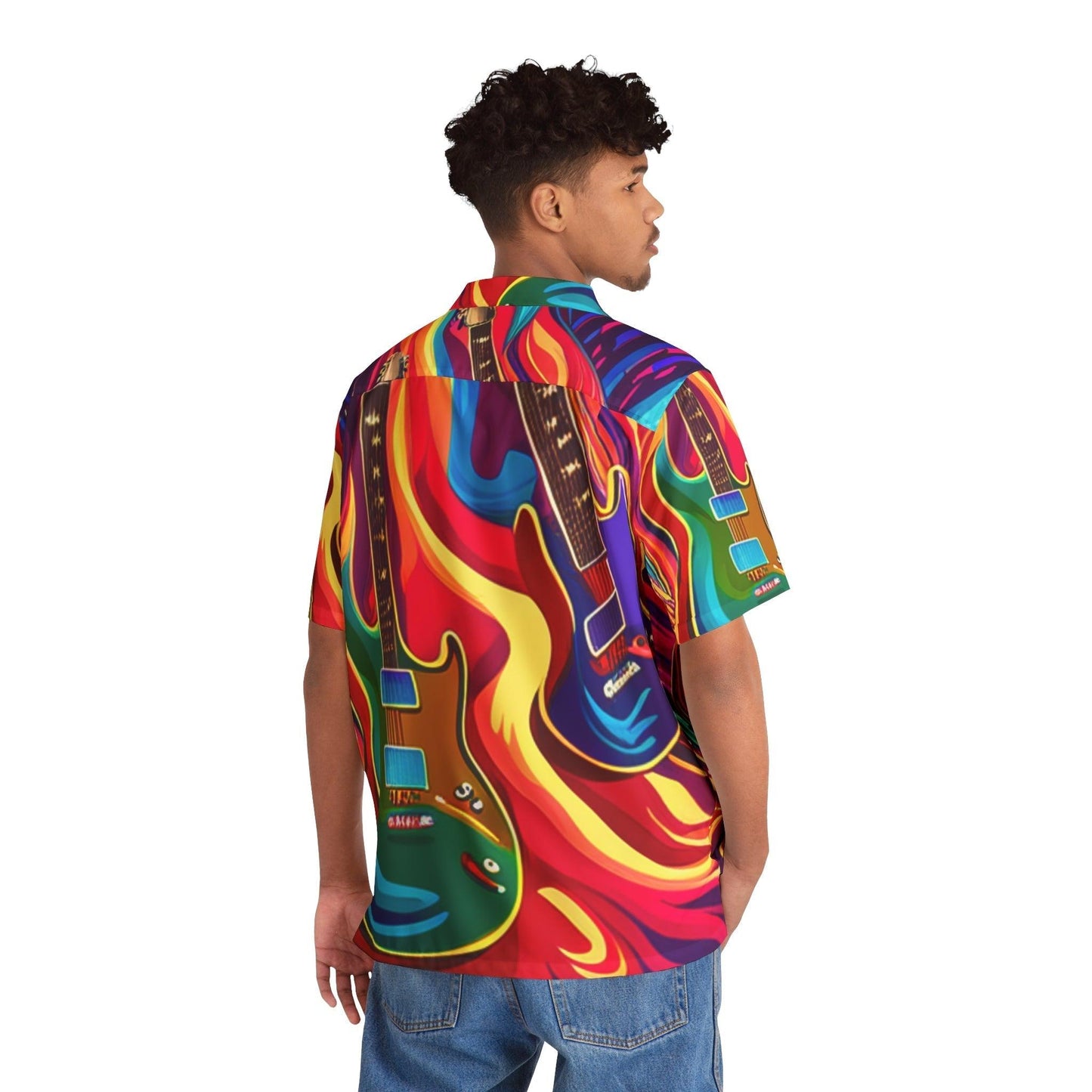 Psychedelic Things Men's Hawaiian Shirt - Lizard Vigilante