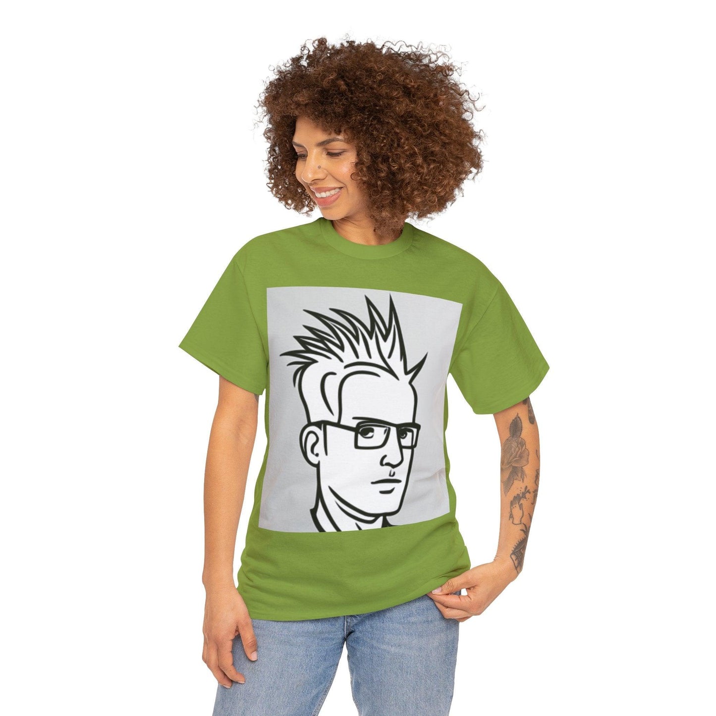 Comic Stripper Unisex Heavy Cotton Tee - Lizard Vigilante