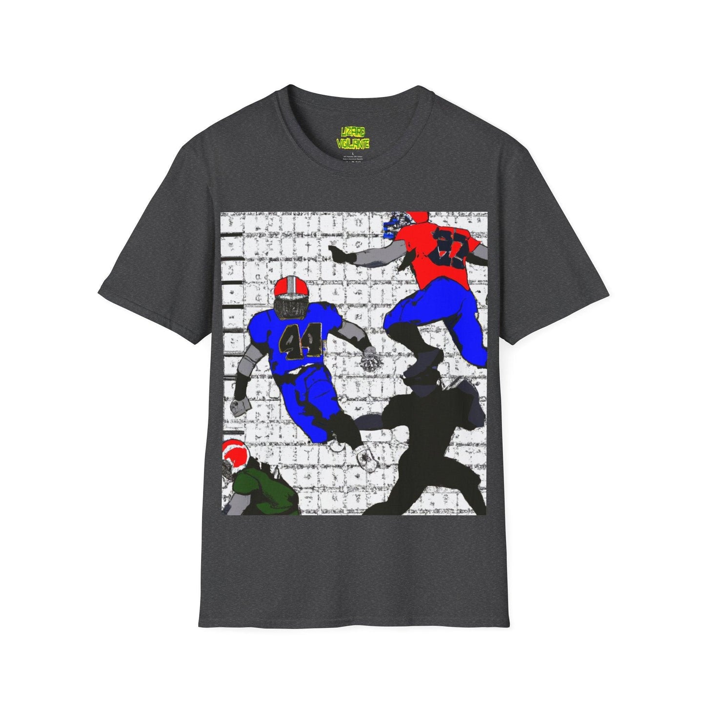 American Football Graphic Unisex Softstyle T-Shirt - Lizard Vigilante