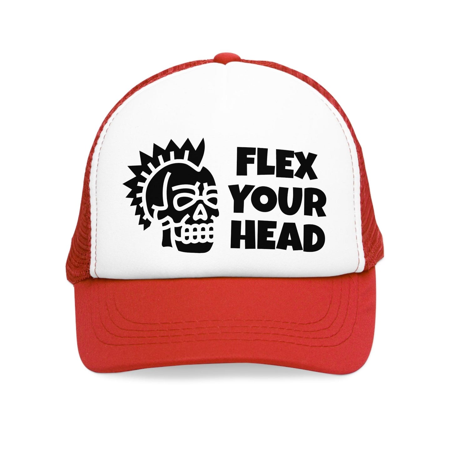 Flex YOUR Head Punker Mesh Cap - Premium Hats from Printify - Just $26.99! Shop now at Lizard Vigilante