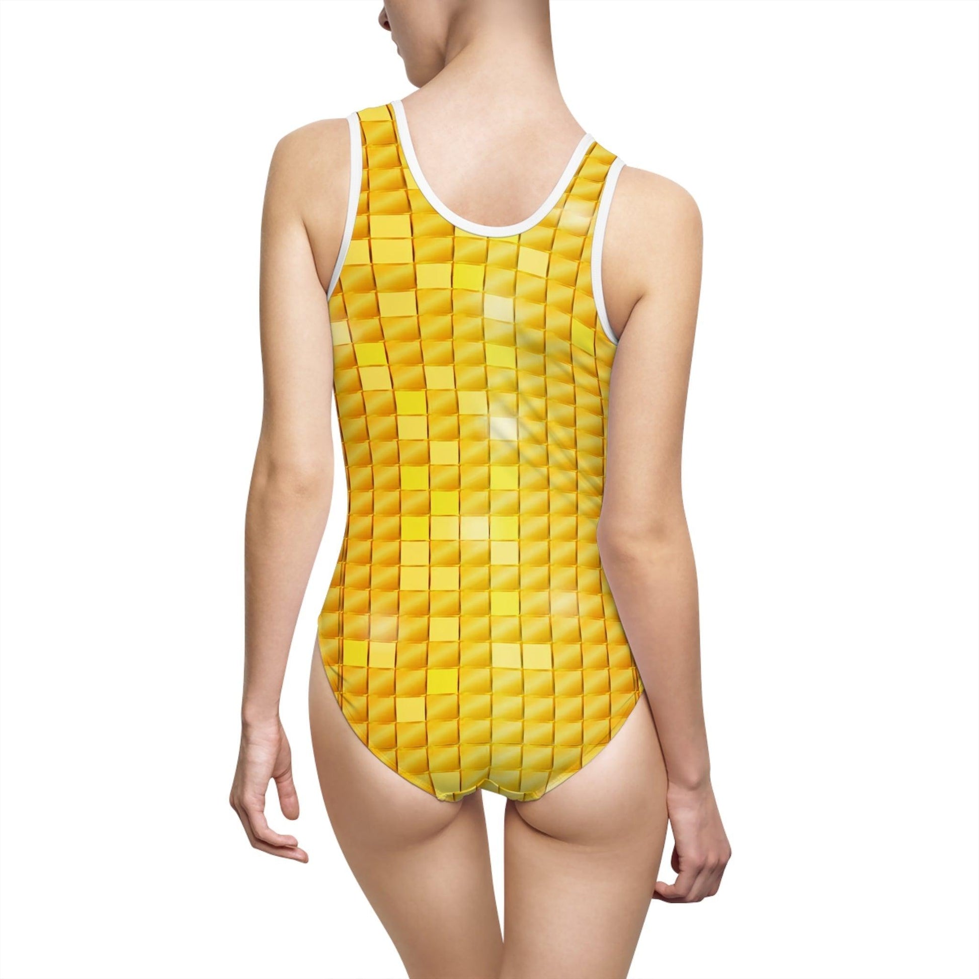 New Gold Price Women's Classic One-Piece Swimsuit - Lizard Vigilante