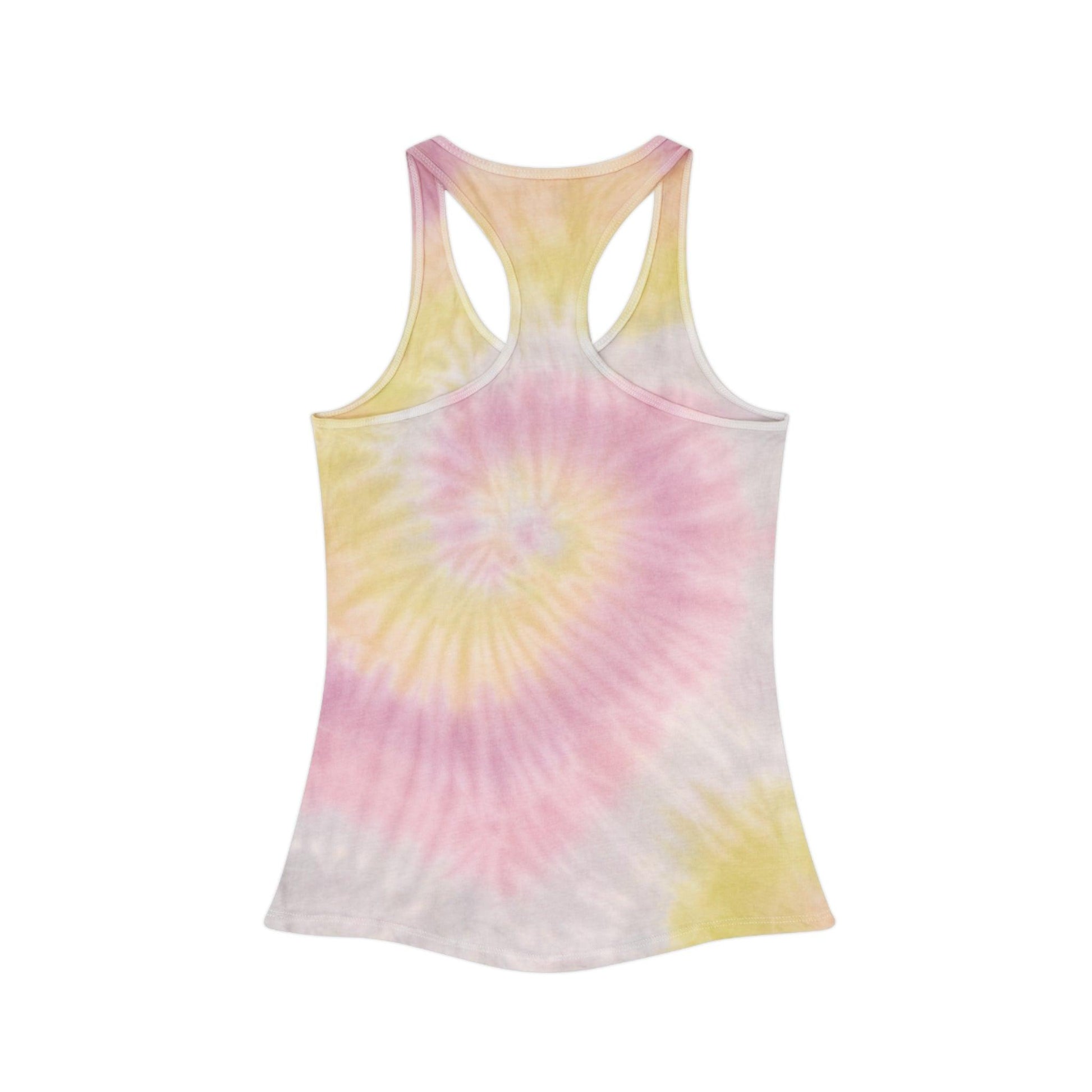 GRL POWER Fist Tie Dye Racerback Tank Top - Lizard Vigilante