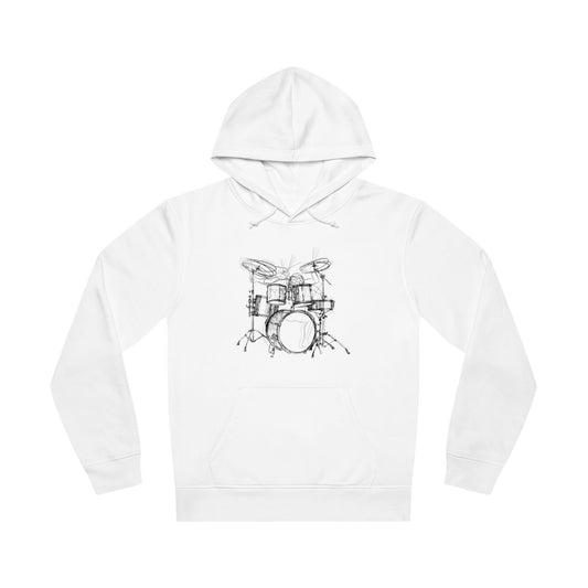 Drummer Sketchy Unisex Drummer Hoodie - Lizard Vigilante