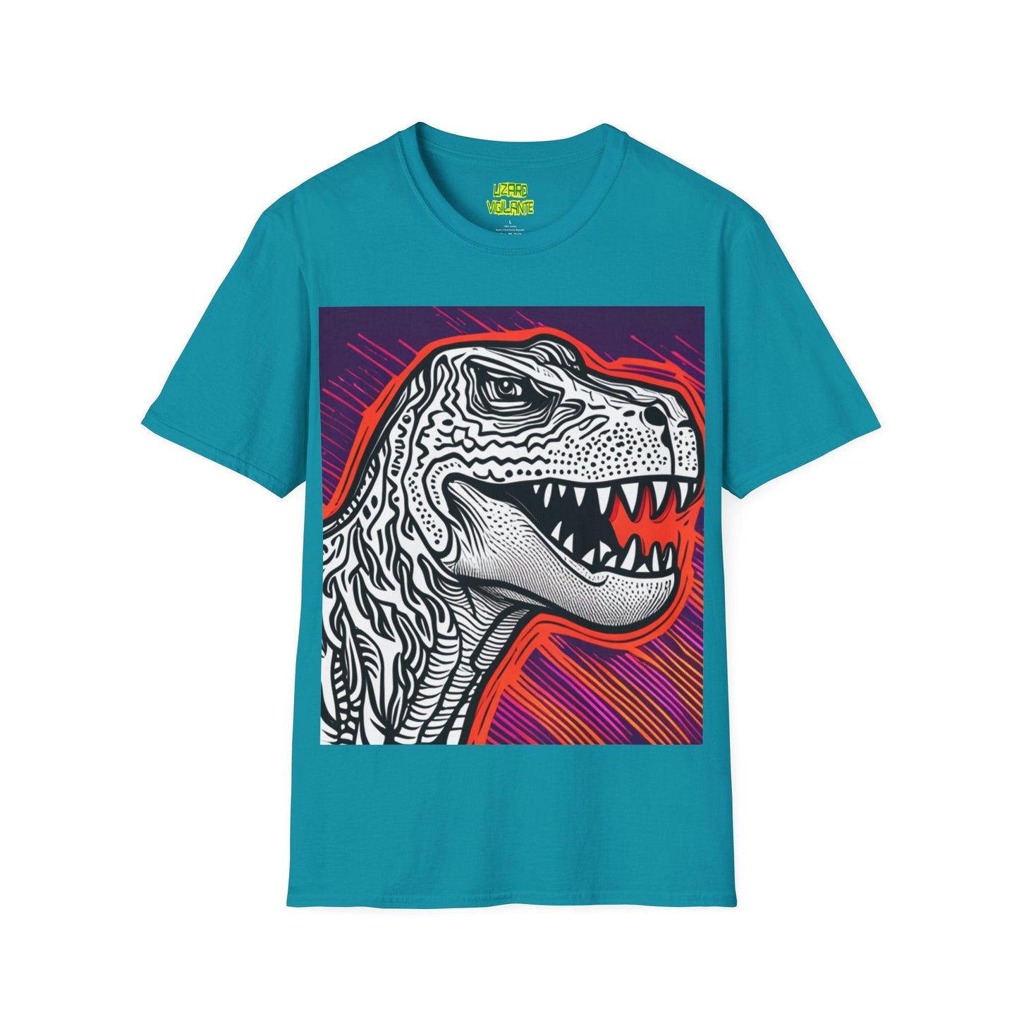 DinoGraphic Unisex Softstyle T-Shirt - Lizard Vigilante