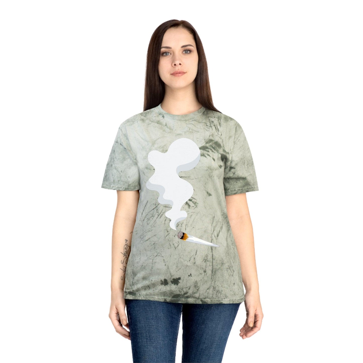 Half Toked Unisex Color Blast T-Shirt - Lizard Vigilante