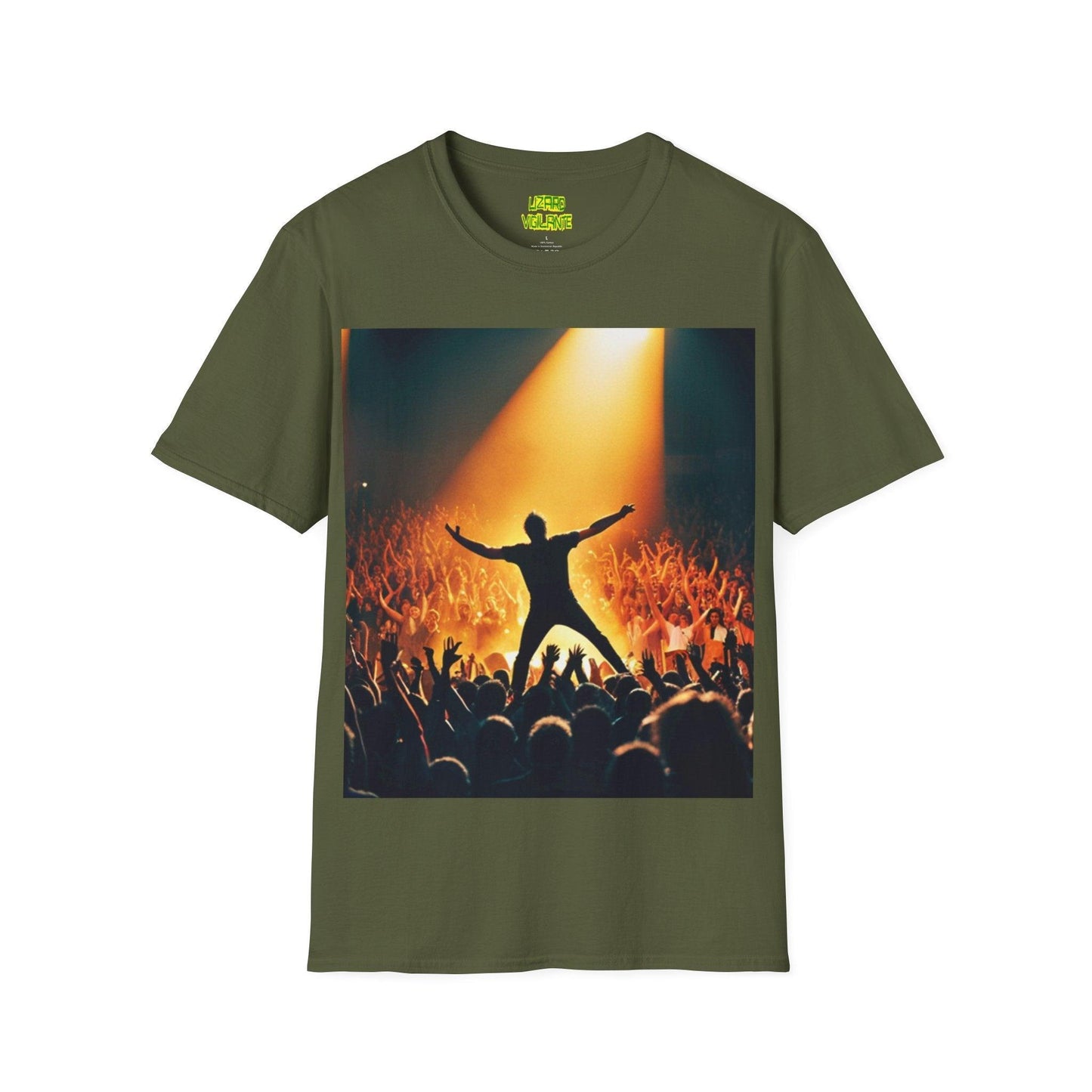 Rock Star Spotlight Unisex Softstyle T-Shirt - Lizard Vigilante