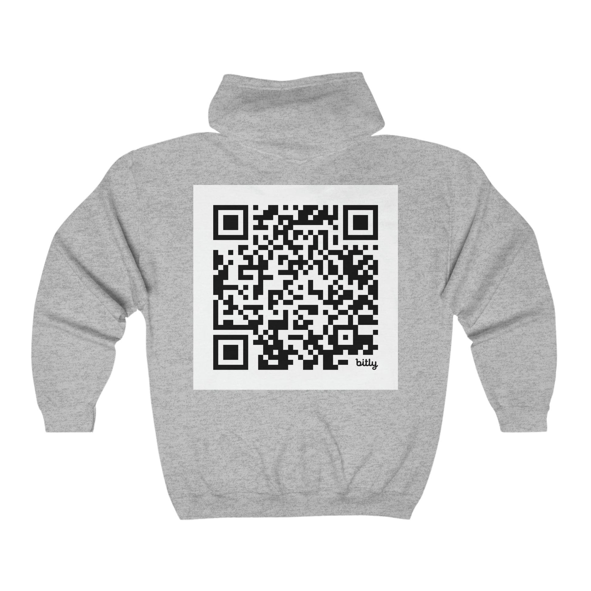 Lizard Vigilante QR Code Unisex Heavy Blend™ Full Zip Hooded Sweatshirt - Lizard Vigilante