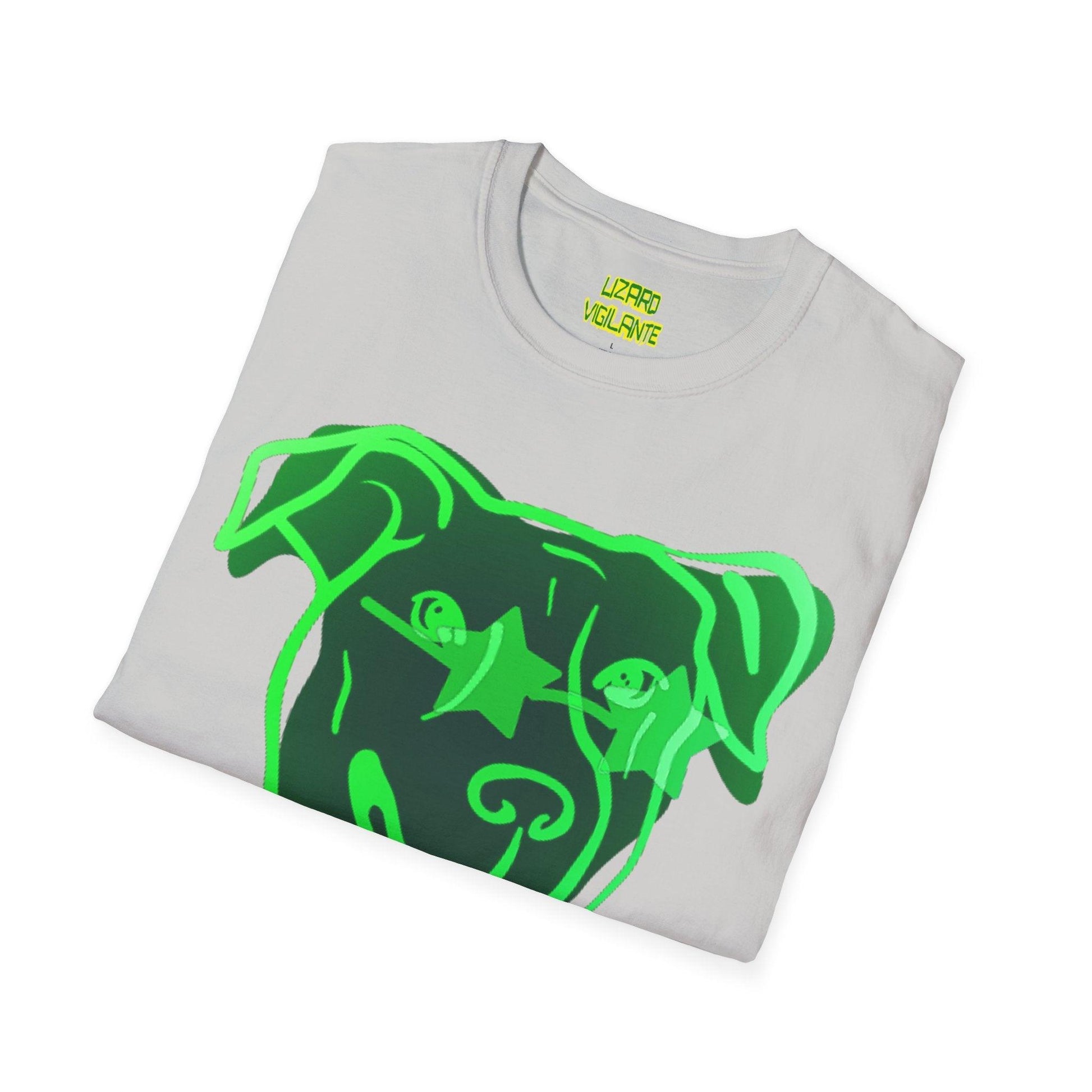 No Pawprints, Please Unisex Softstyle T-Shirt - Lizard Vigilante