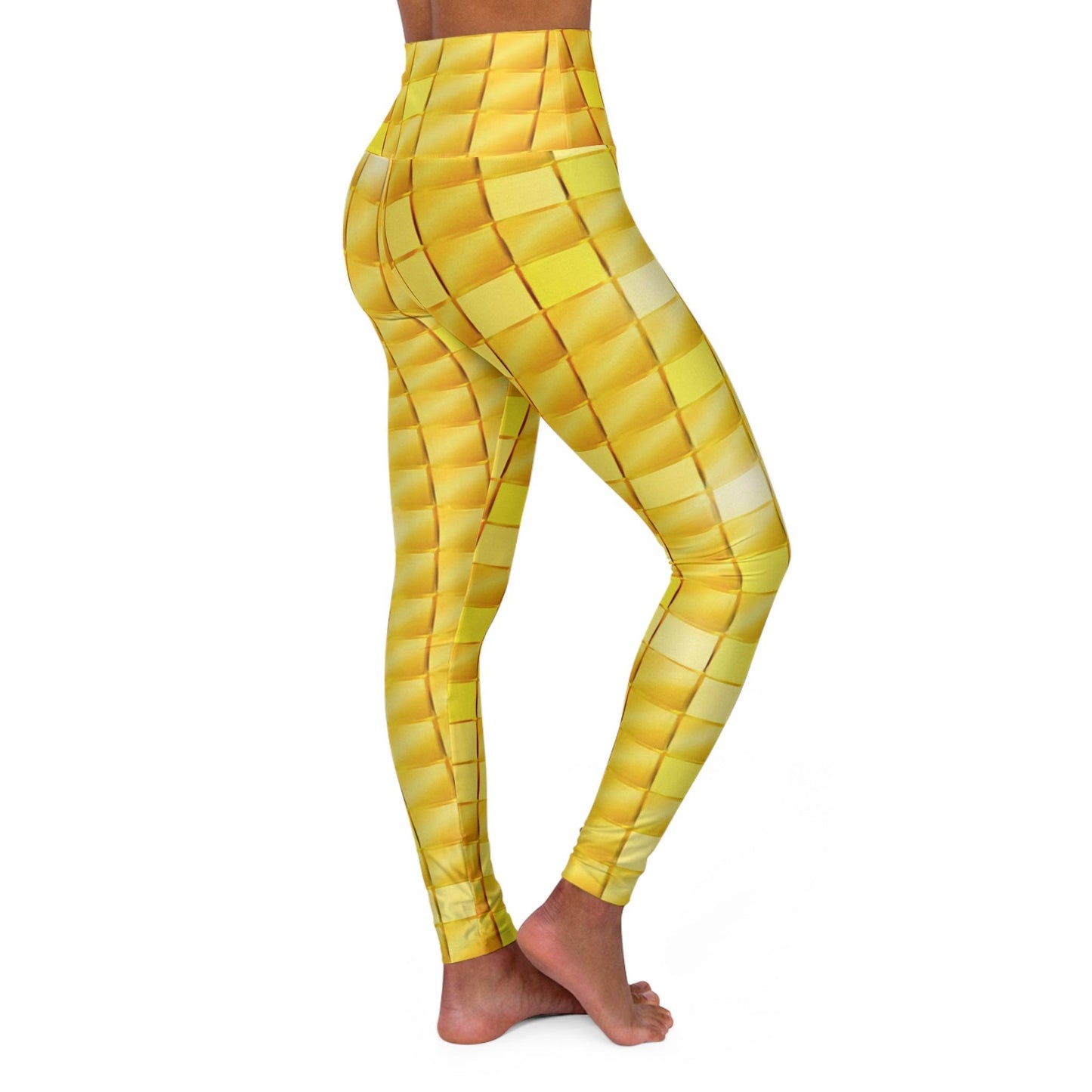 GoldStakt High Waisted Yoga Leggings - Lizard Vigilante