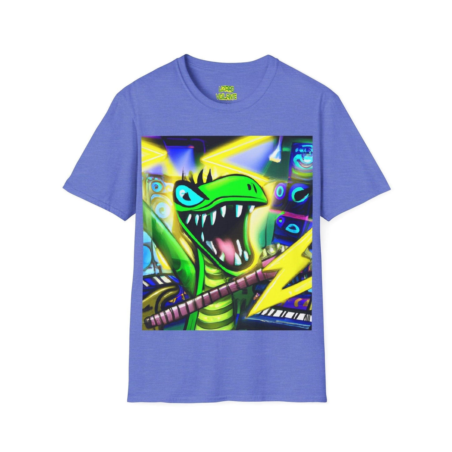 Metal Lizard Unisex Softstyle T-Shirt - Lizard Vigilante