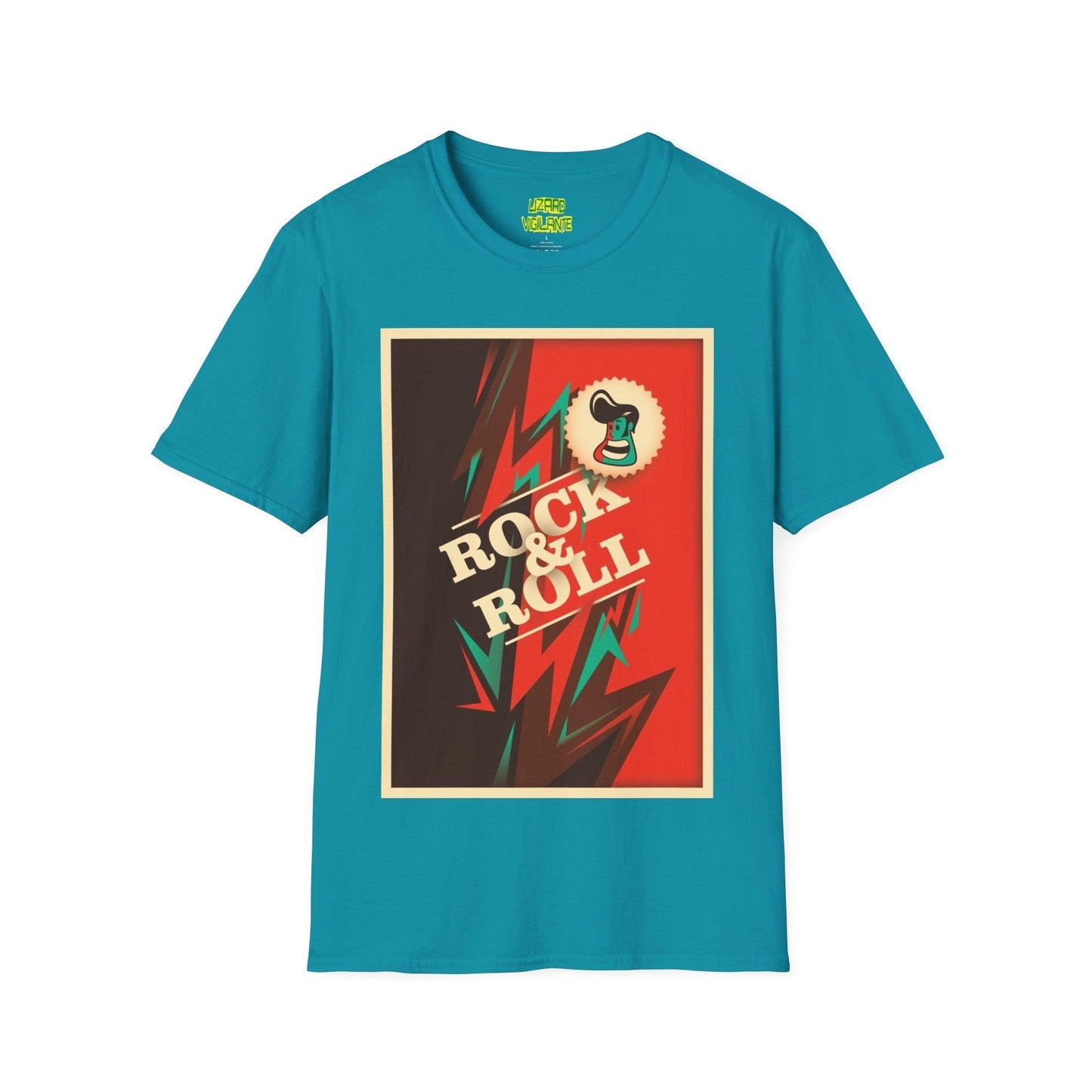 Rock & Roll Pomp Unisex Softstyle T-Shirt - Lizard Vigilante