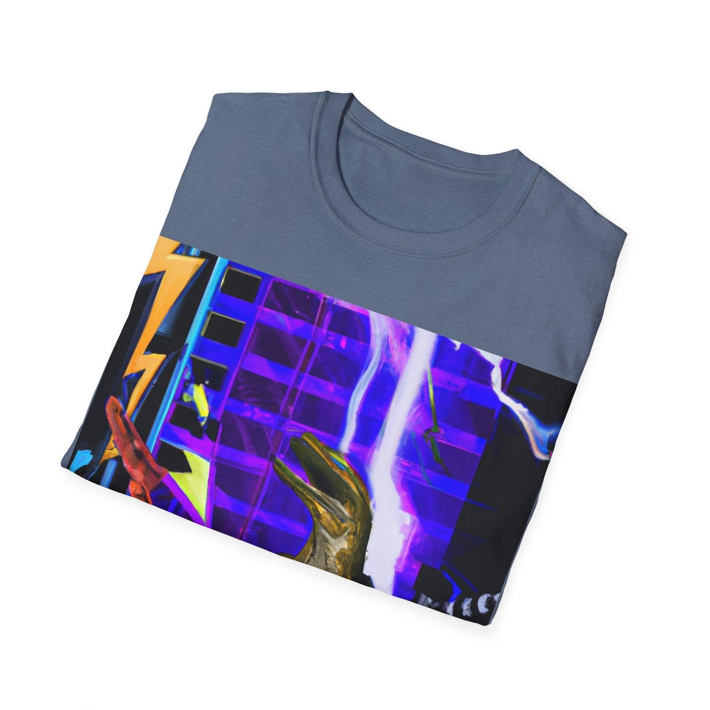 Lizard Zapped Vigilante Unisex Softstyle T-Shirt - Lizard Vigilante