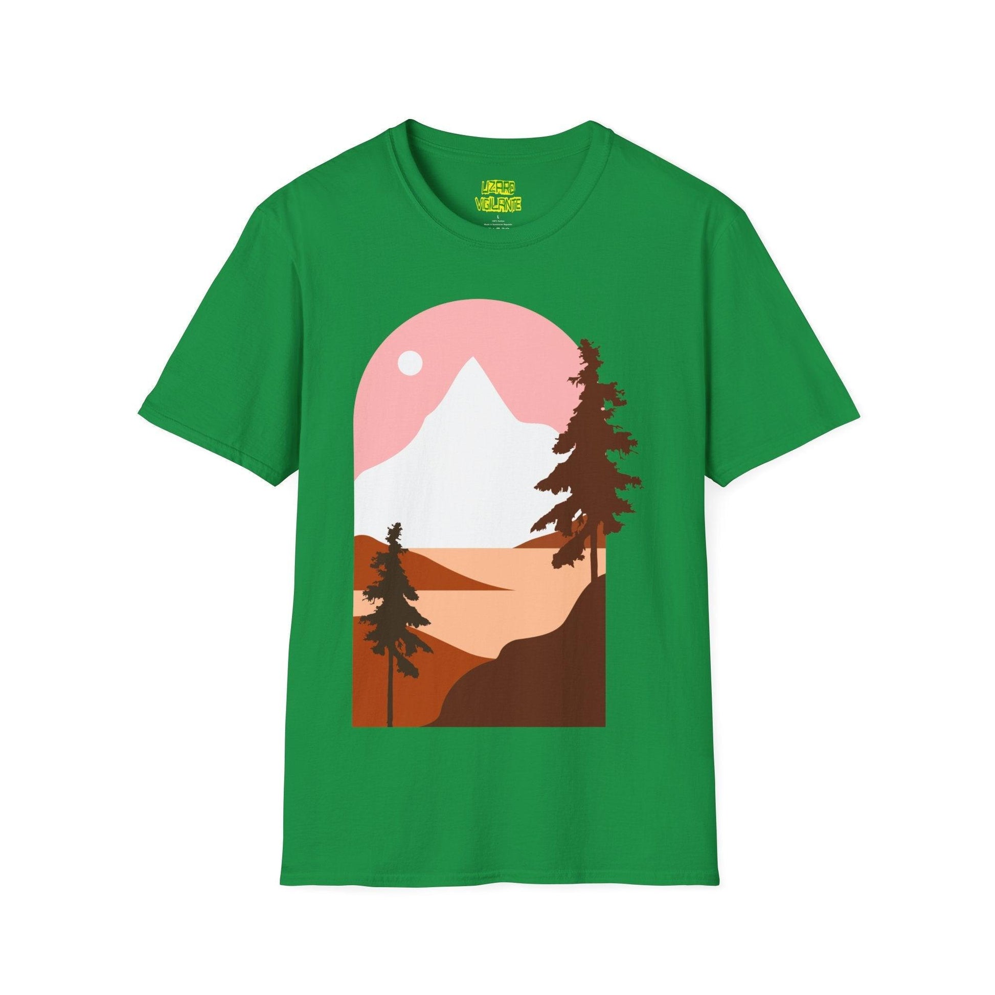 Mountain Wisc Unisex Softstyle T-Shirt - Lizard Vigilante