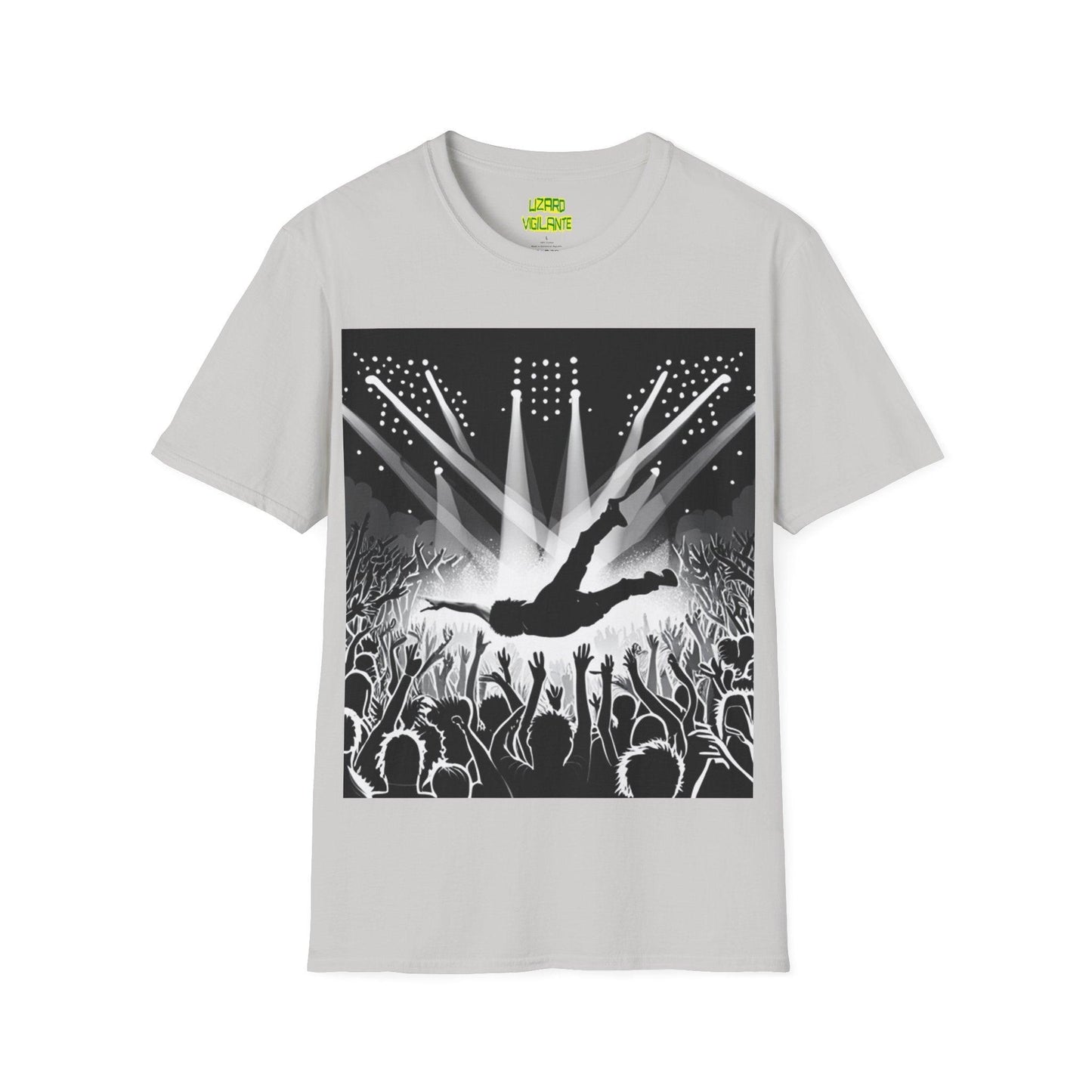 Crowd Surf Unisex Softstyle T-Shirt - Lizard Vigilante