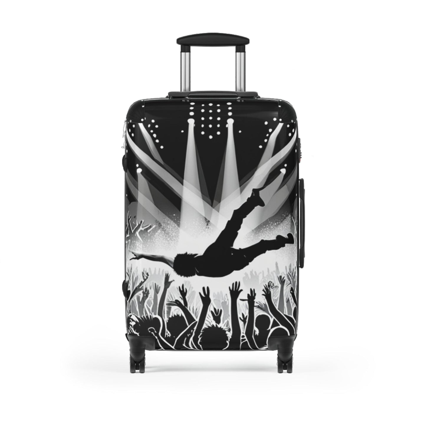 Crowd Surfing Metal Music Suitcase - Lizard Vigilante