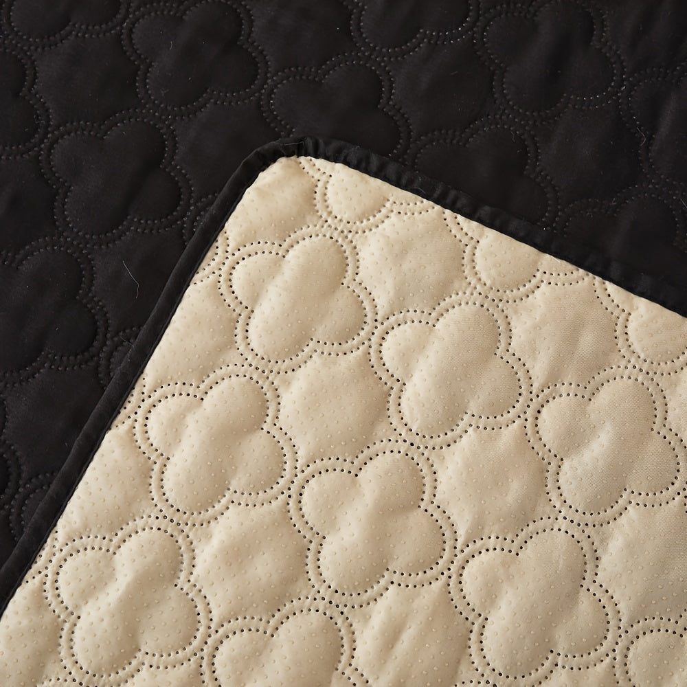 1pc Waterproof Dog Bed Cover, Non-Slip Comfortable Washable And Reusable Pet Mat Blanket For Bed - Protects From Urine And Insulates Against Cold