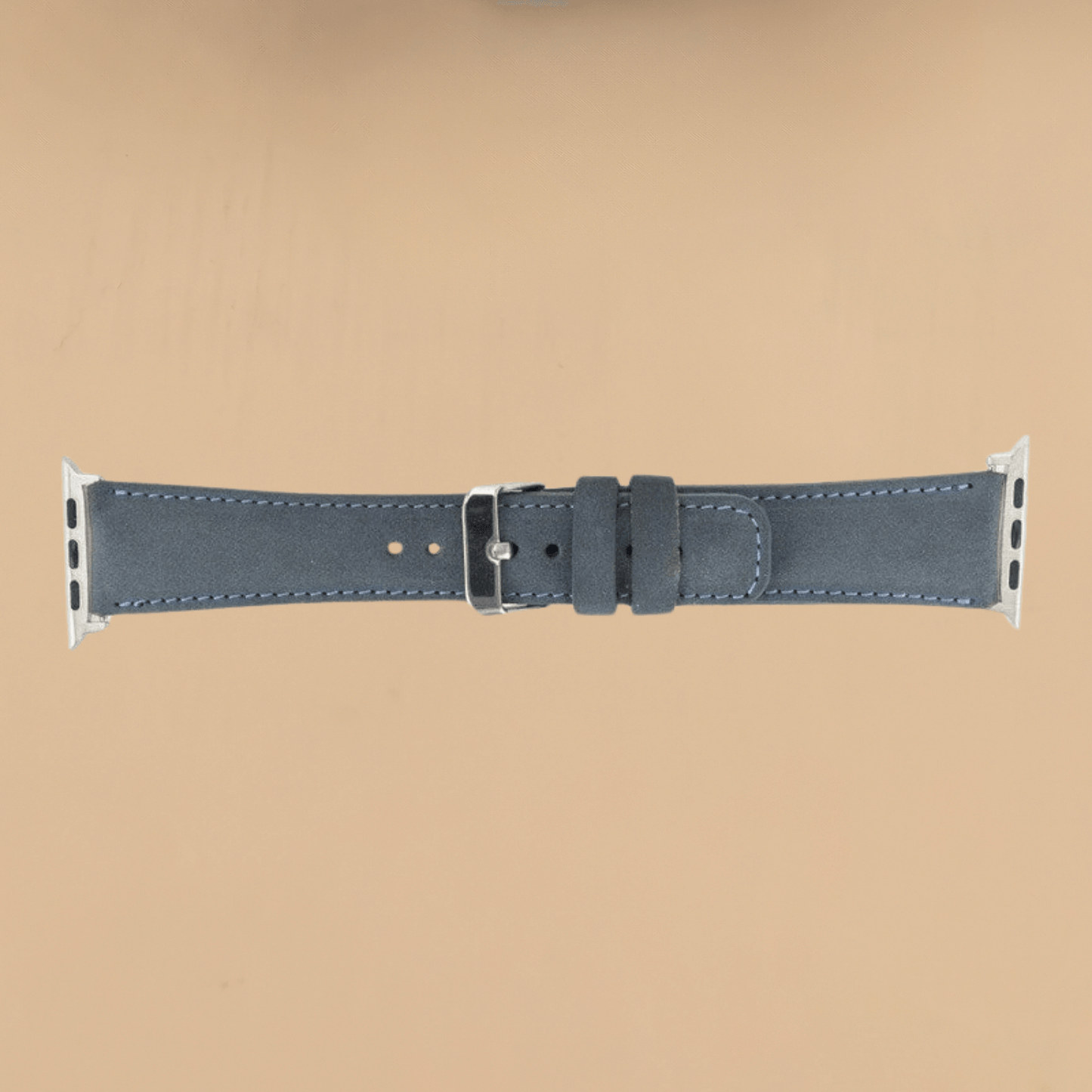 Apple Watch Blue Leather Strap - Boston