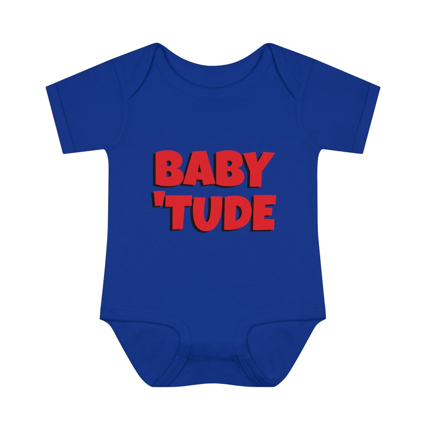 BABY 'TUDE Infant Baby Rib Bodysuit - Lizard Vigilante