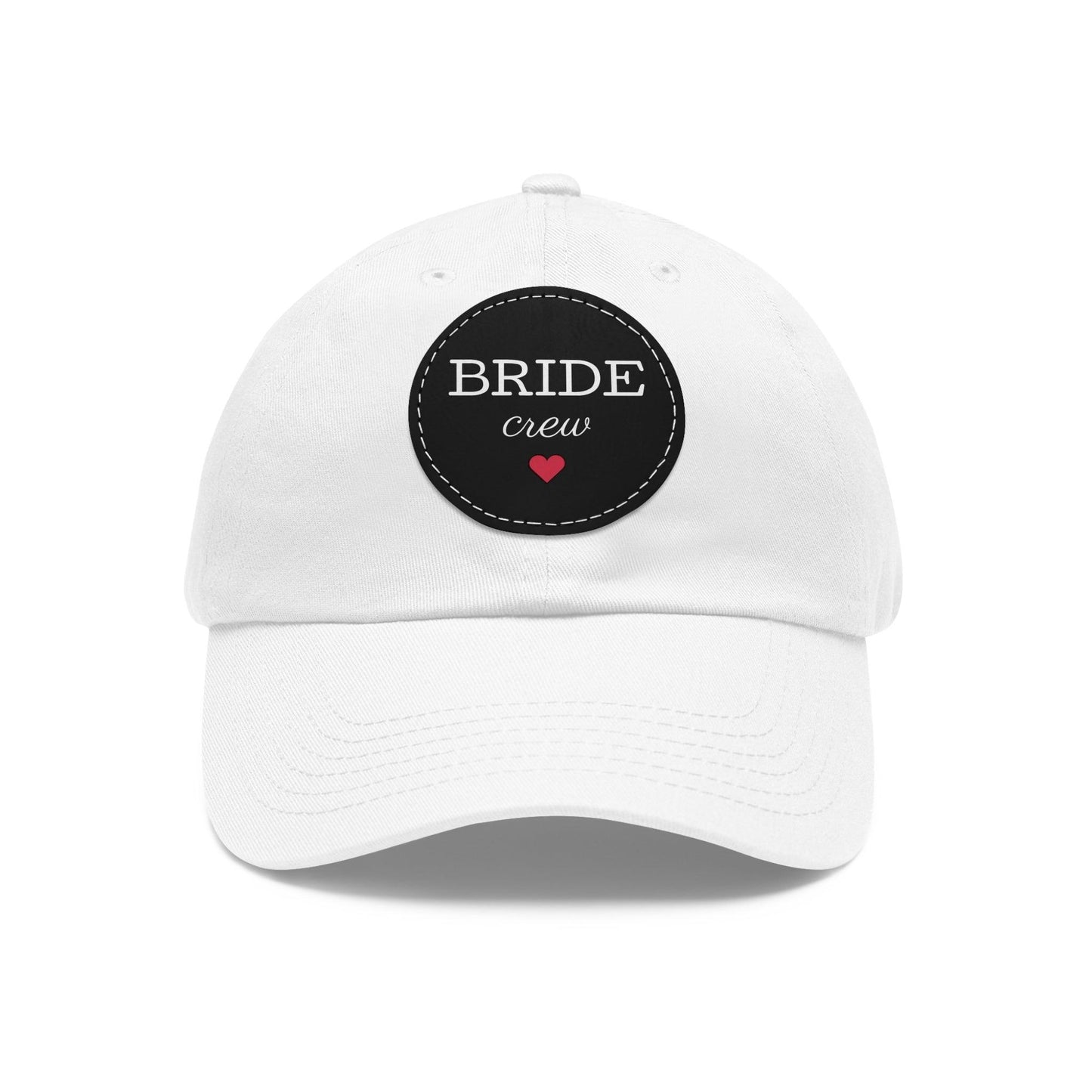 Bride Crew Dad Hat with Leather Patch (Round) - Lizard Vigilante