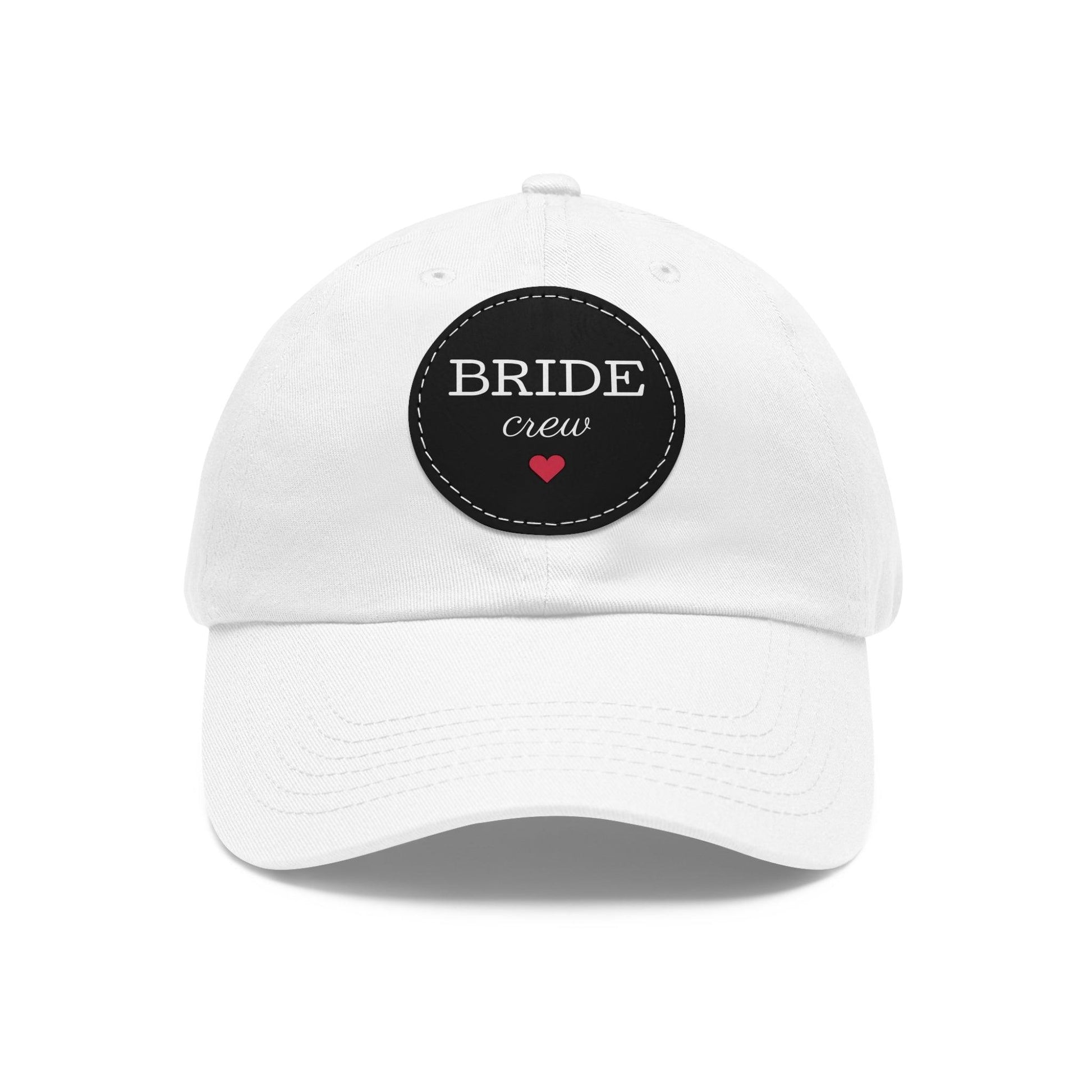 Bride Crew Dad Hat with Leather Patch (Round) - Lizard Vigilante