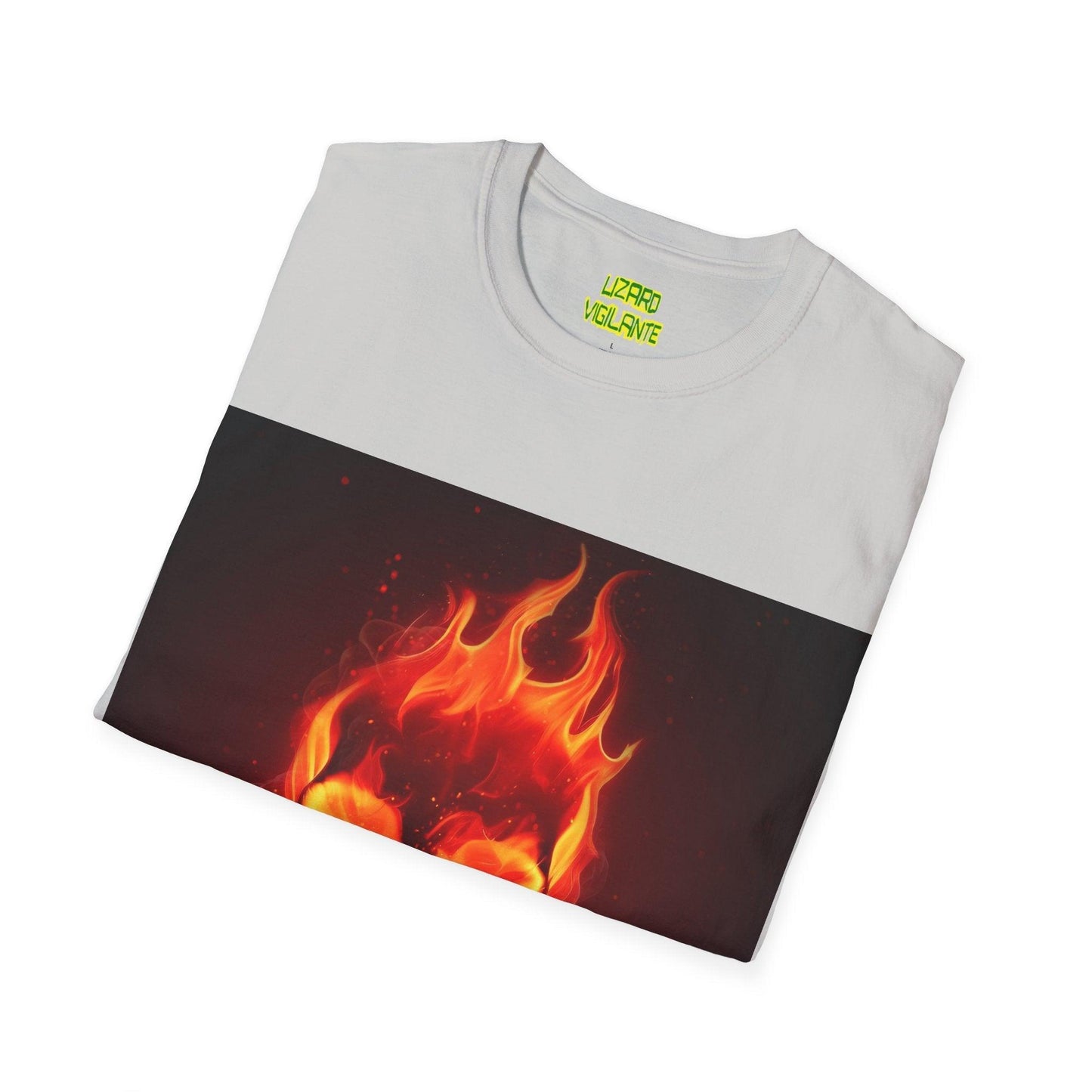 Flamehead Unisex Softstyle T-Shirt - Lizard Vigilante