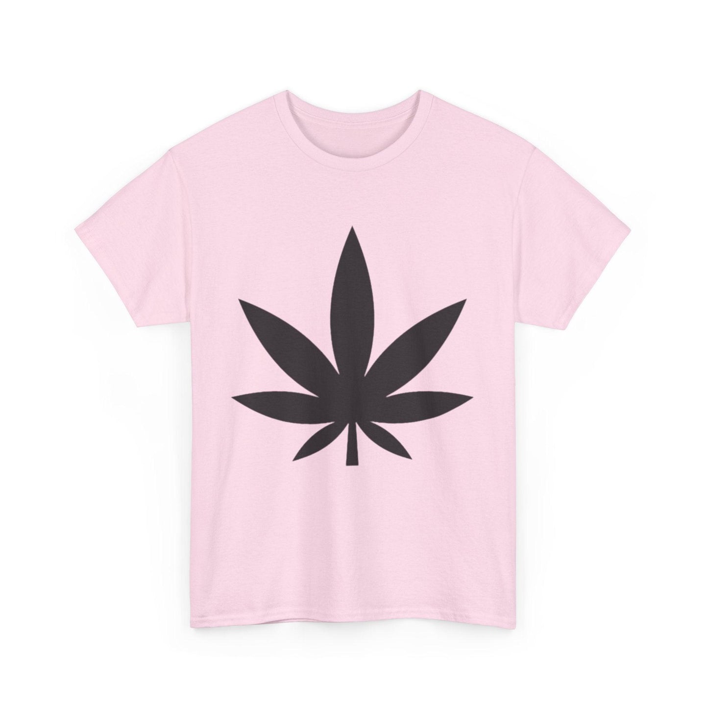 Black Pot Leaf Unisex Heavy Cotton Tee - Lizard Vigilante