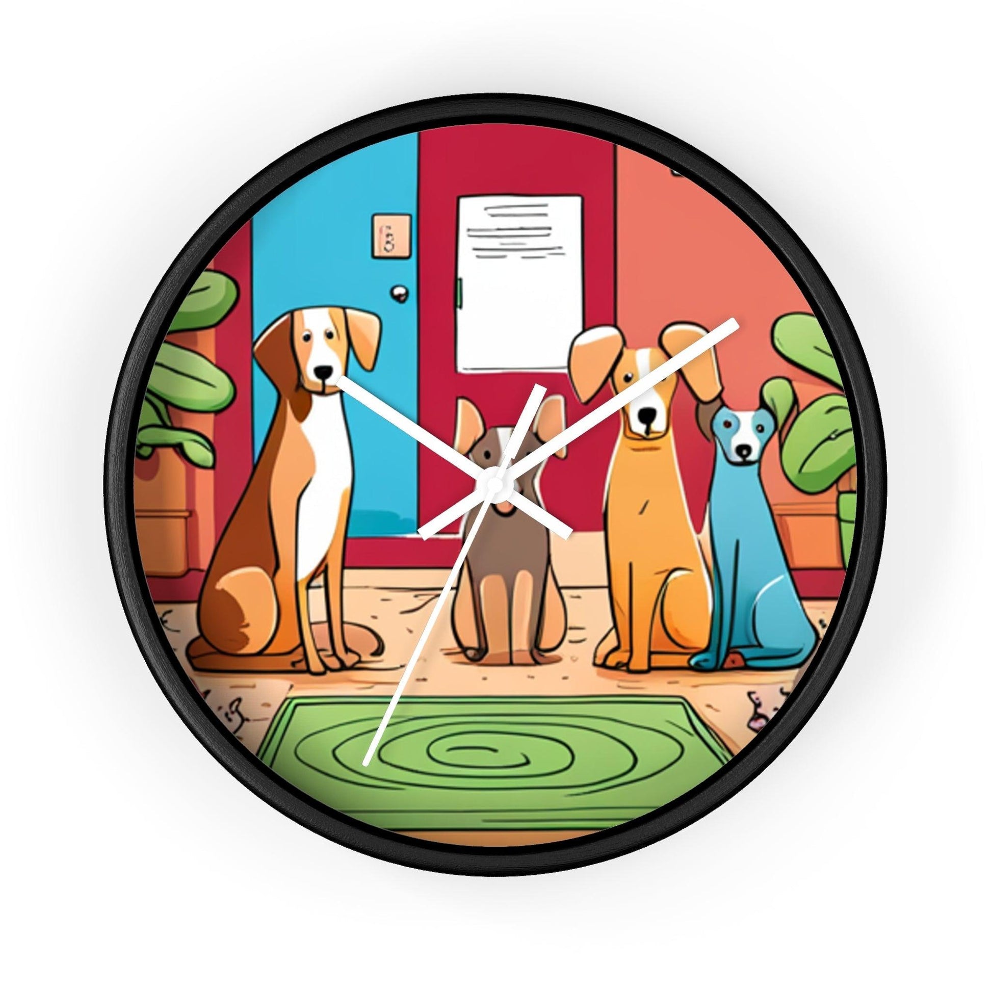 Dog Fam Wall Clock - Lizard Vigilante