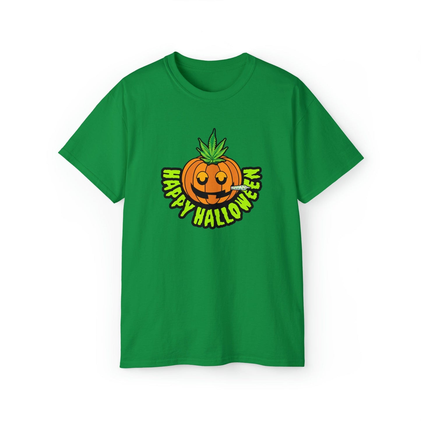 Happy Halloween Pumpkin Stoner Weed Shirt