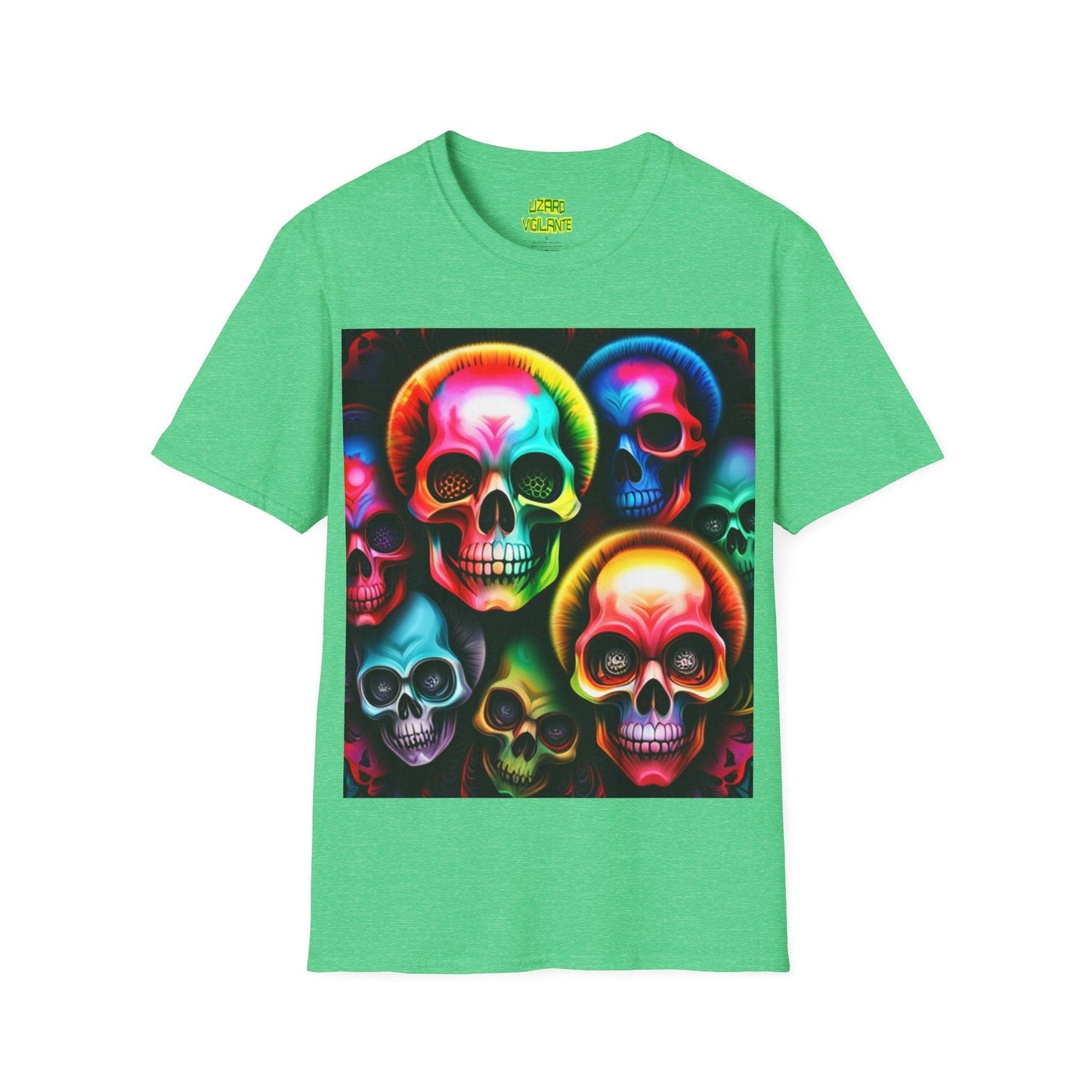 Pile Of Beautiful Skullers Unisex Softstyle T-Shirt - Lizard Vigilante