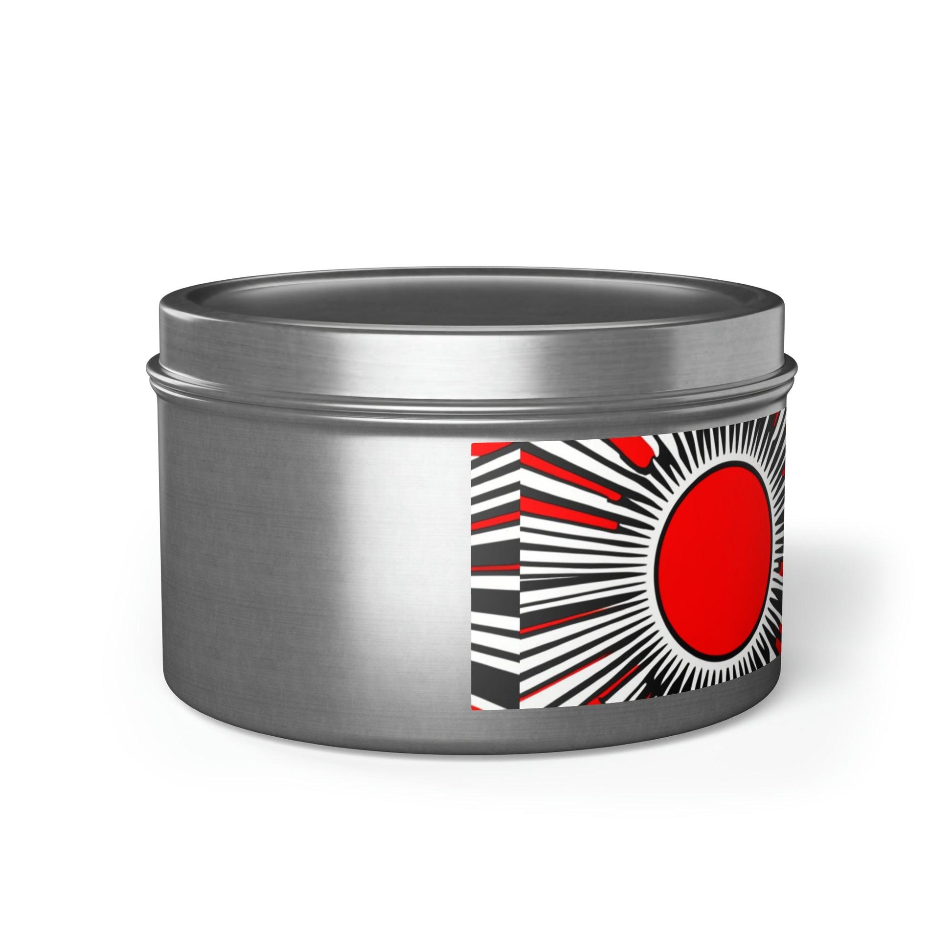 Red Circ Tin Candles - Lizard Vigilante