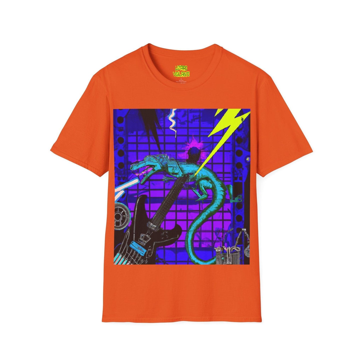 Lizard Vigilante Lives Unisex Softstyle T-Shirt - Lizard Vigilante