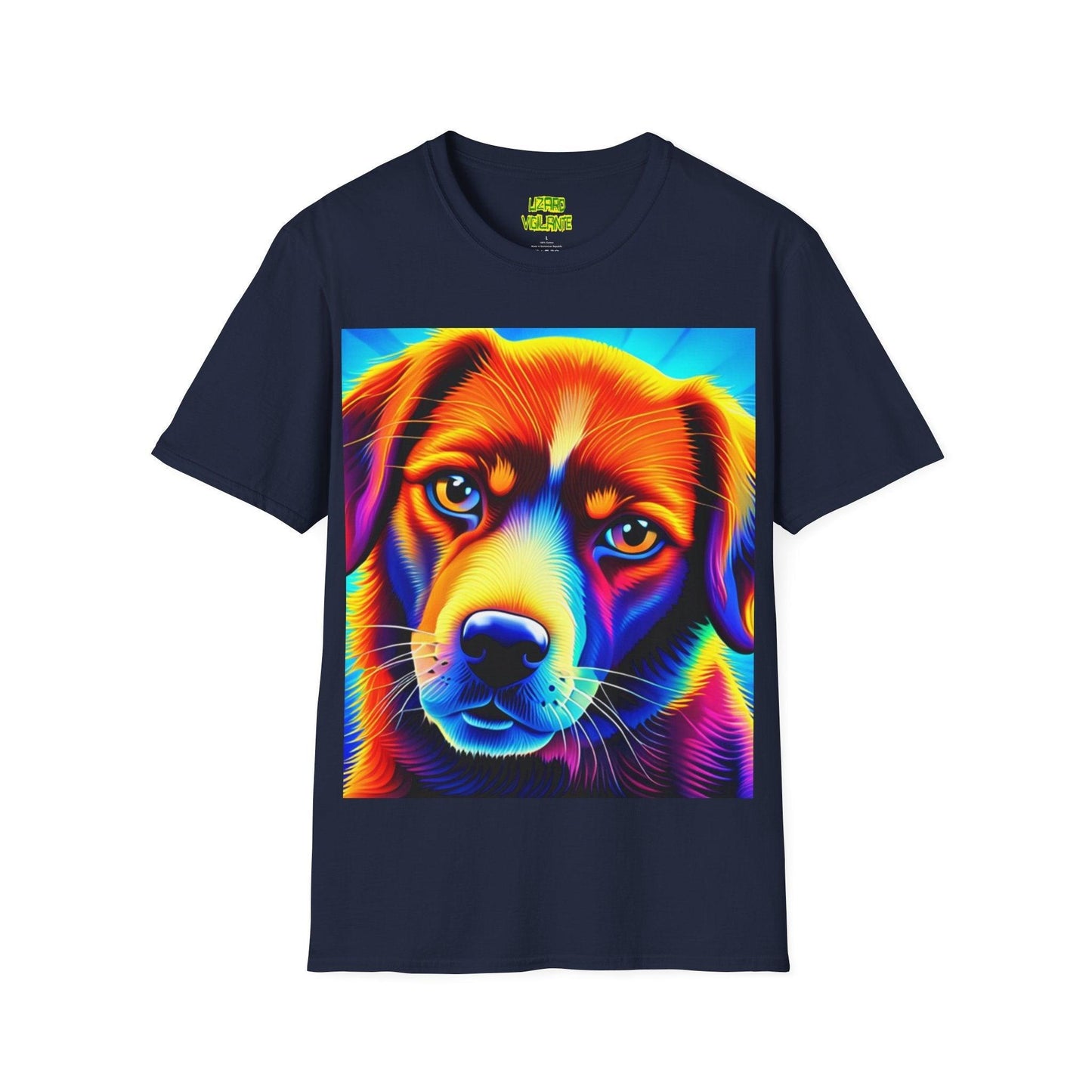 Prism Dog Unisex Softstyle T-Shirt - Lizard Vigilante