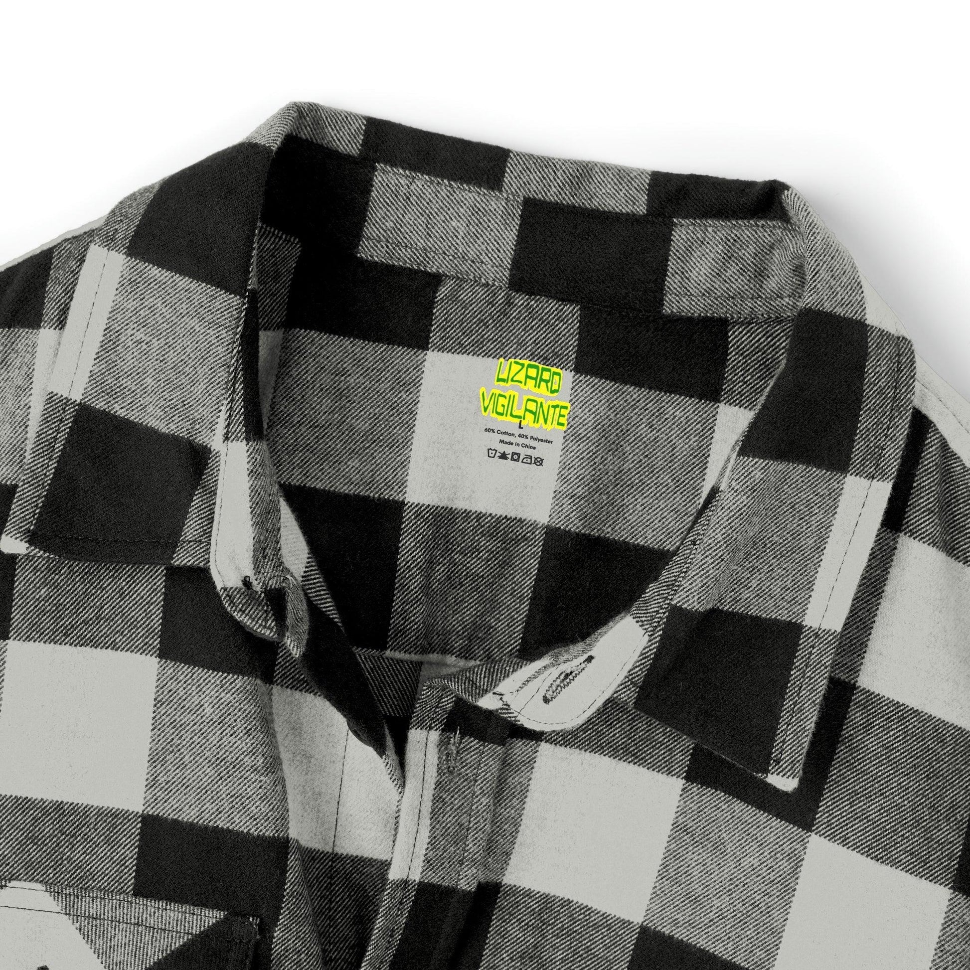 Lizard Vigilante Unisex Flannel Shirt - Lizard Vigilante