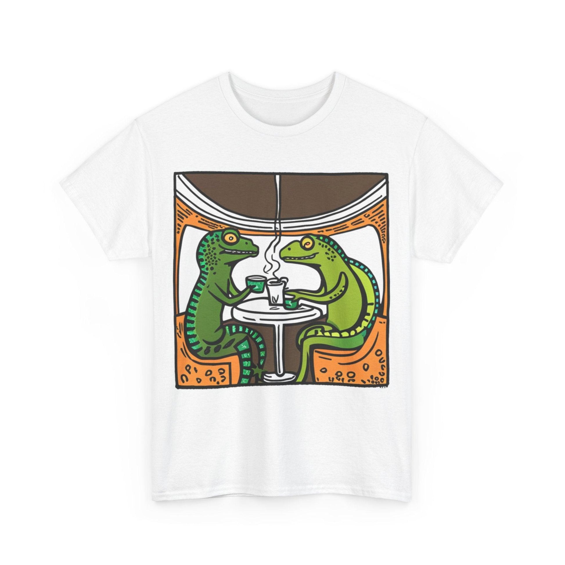 HQ Coffee Brk Unisex Heavy Cotton Tee - Lizard Vigilante