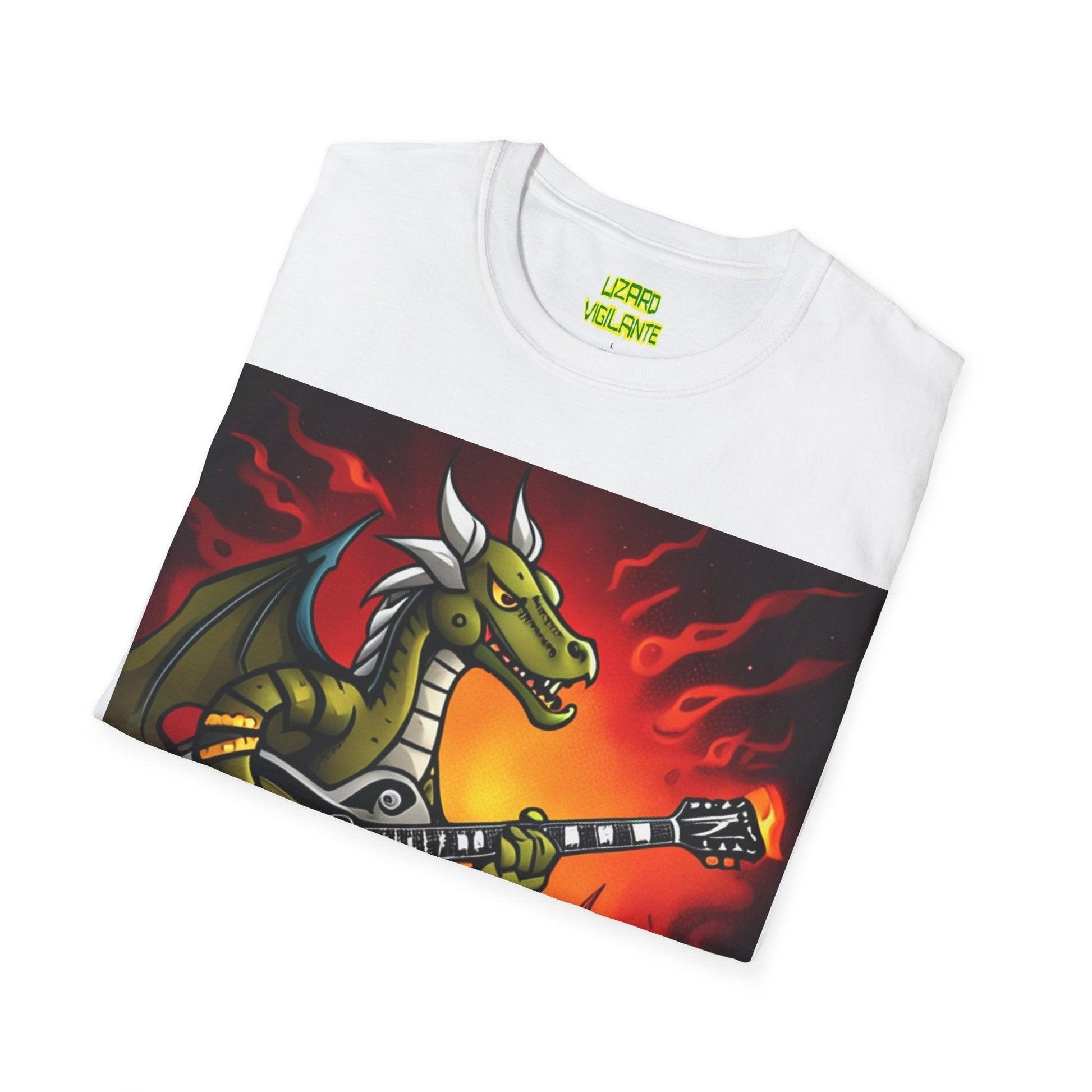 Draggin Solo Unisex Softstyle T-Shirt - Lizard Vigilante