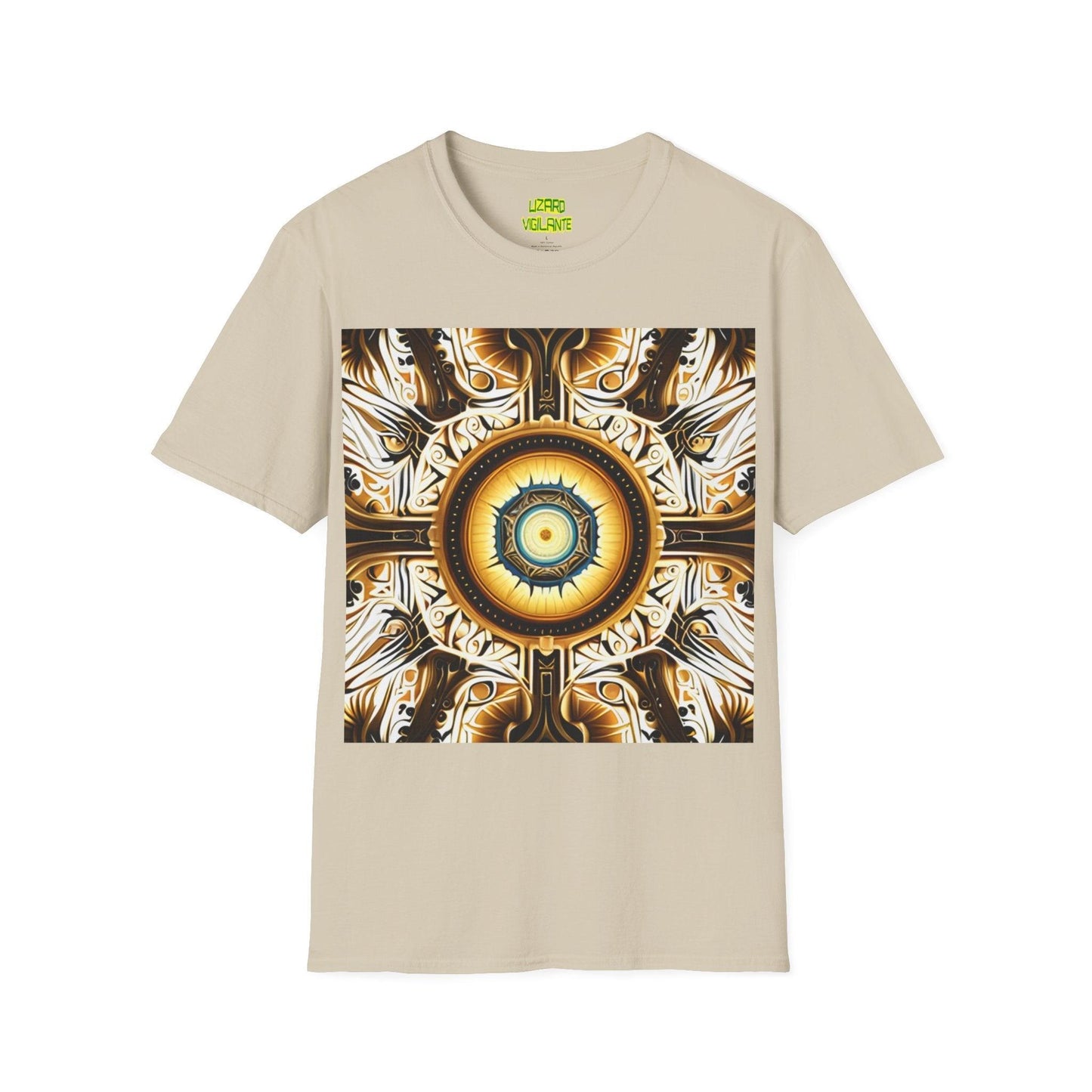 Hypnotic Carpet Unisex Softstyle T-Shirt - Lizard Vigilante