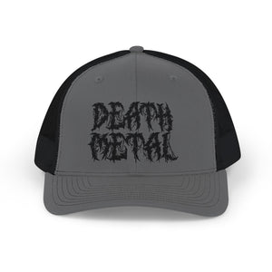 Death Metal Snapback Trucker Cap — Heavy Metal Band Mesh Hat
