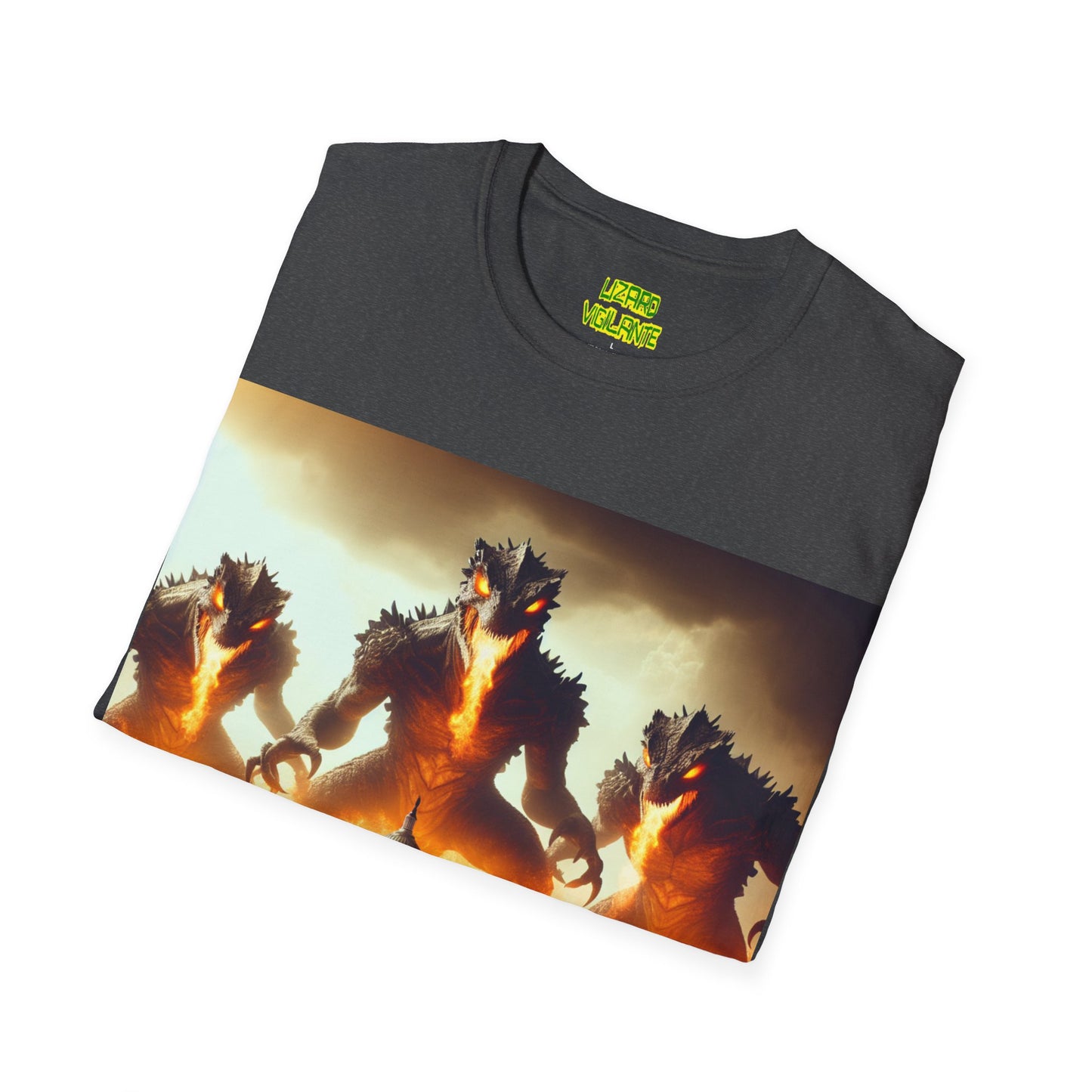 Washington DC Lizard Unisex Softstyle T-Shirt - Premium T-Shirt from Printify - Just $28.88! Shop now at Lizard Vigilante