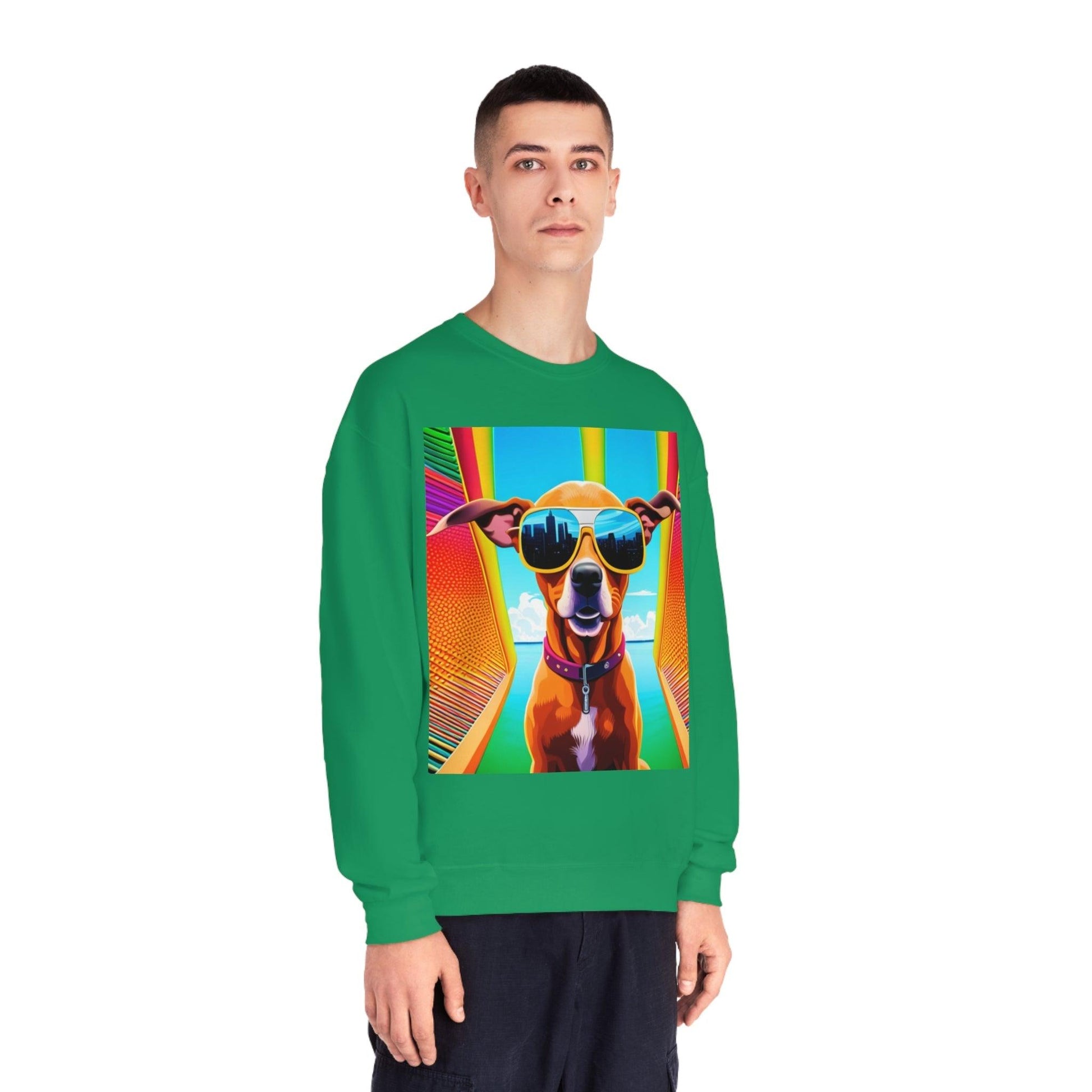 Primo Rocks II Unisex NuBlend® Crewneck Sweatshirt - Lizard Vigilante