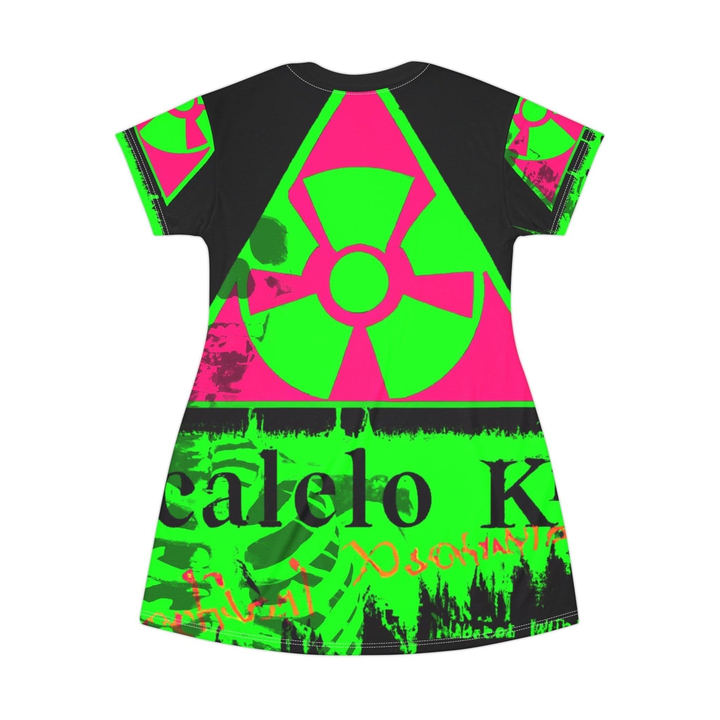 Calelo, You Can't Touch My Designs T-Shirt Dress - Lizard Vigilante