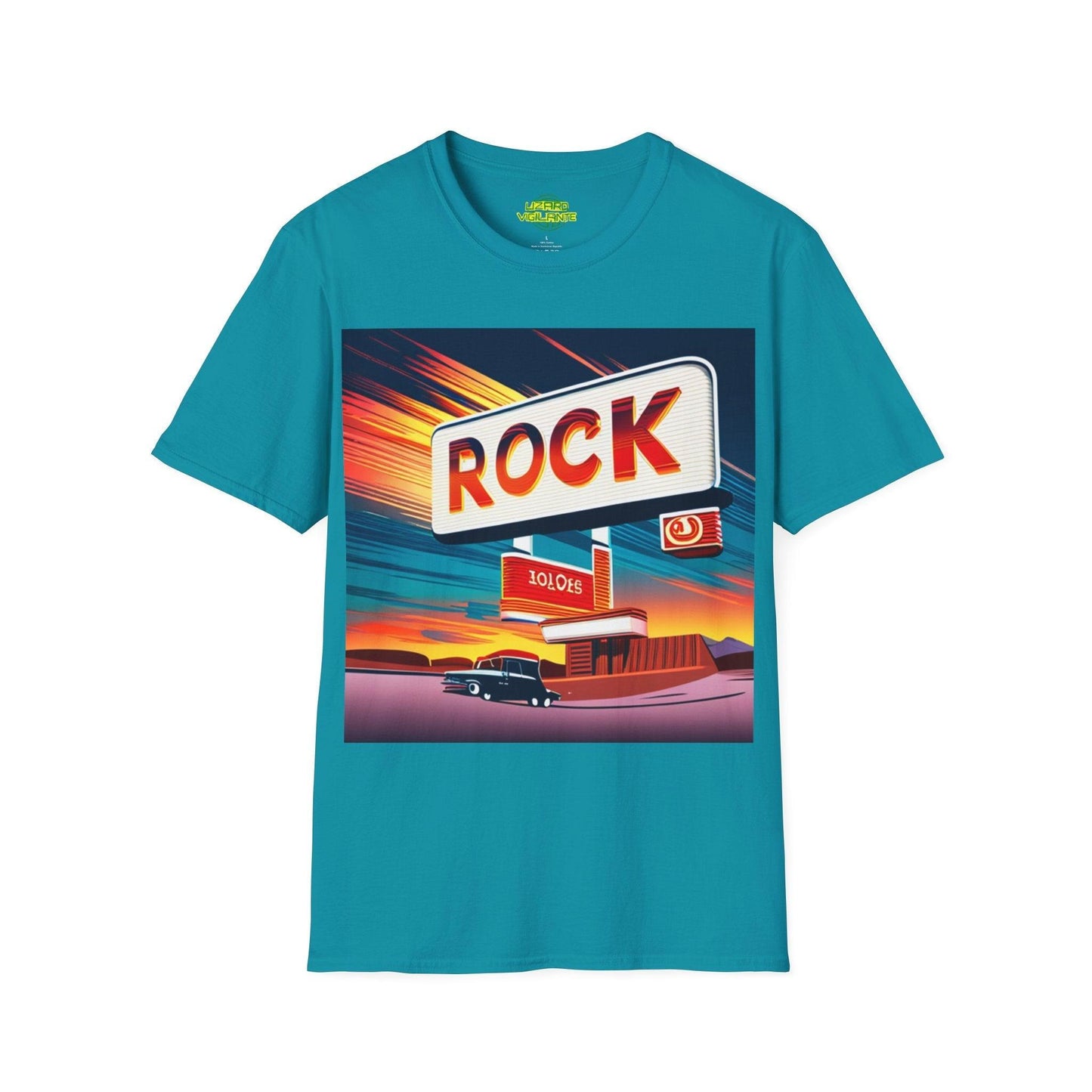 Rock Station Unisex Softstyle T-Shirt - Lizard Vigilante