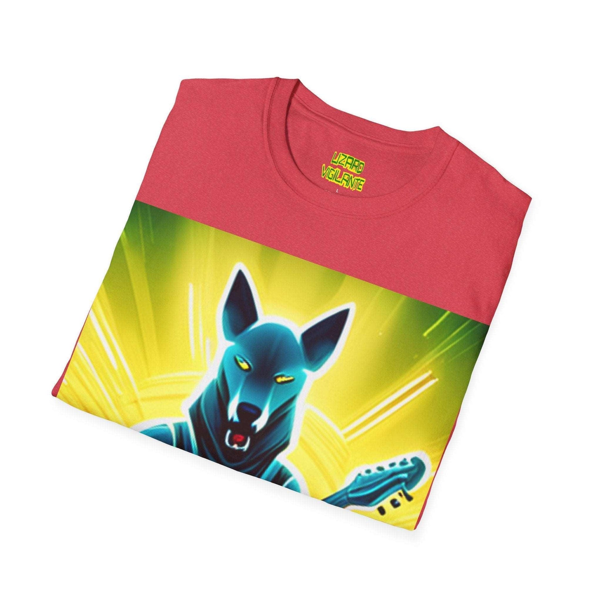 7-String Dog Unisex Softstyle T-Shirt - Lizard Vigilante