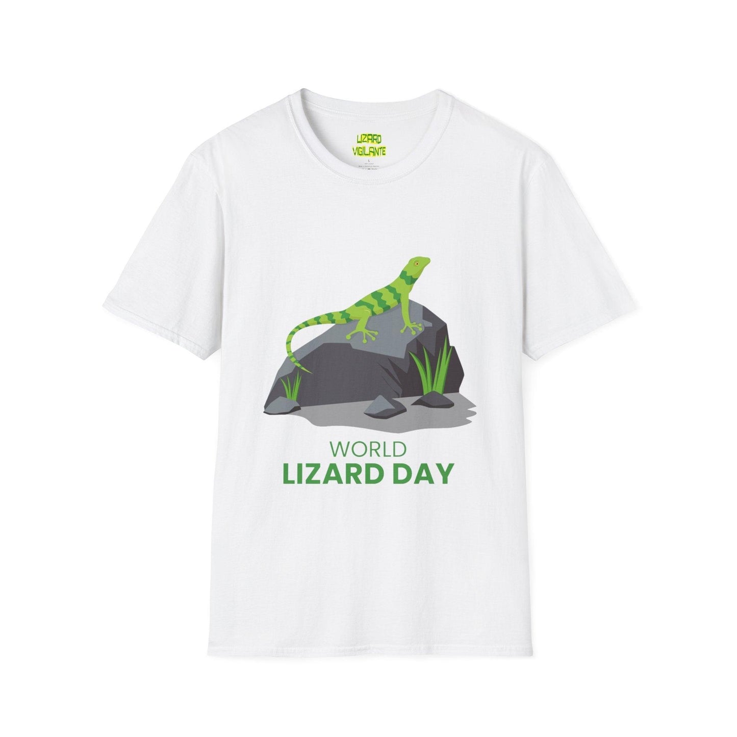 World Lizard Day Unisex Softstyle T-Shirt - Lizard Vigilante