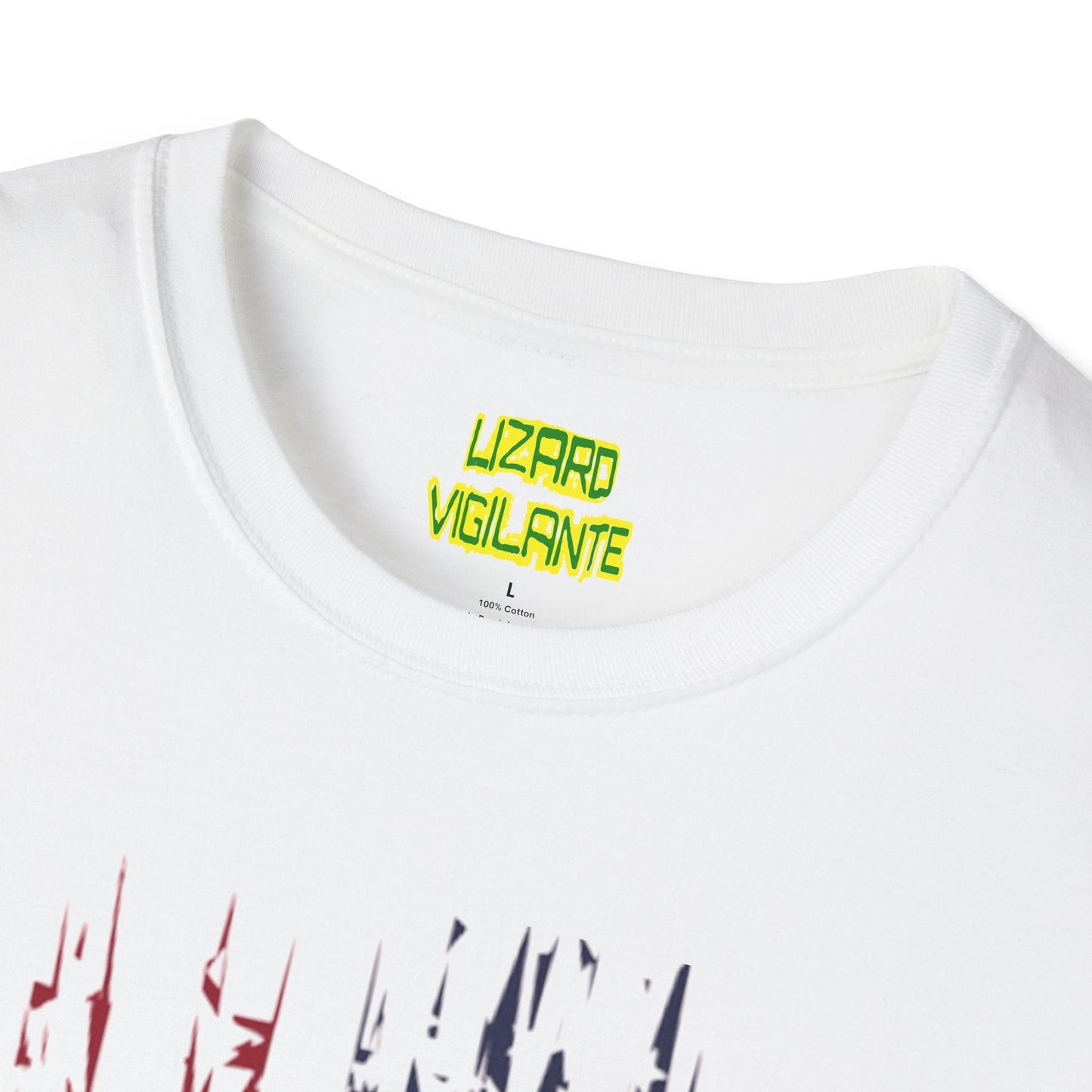 Old Glory Graphic Unisex Softstyle T-Shirt - Lizard Vigilante