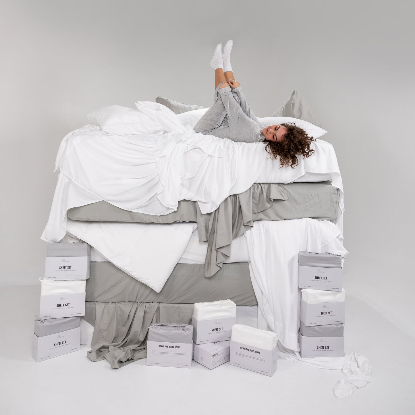 Sateen Cotton Grand Suite Sheet Set