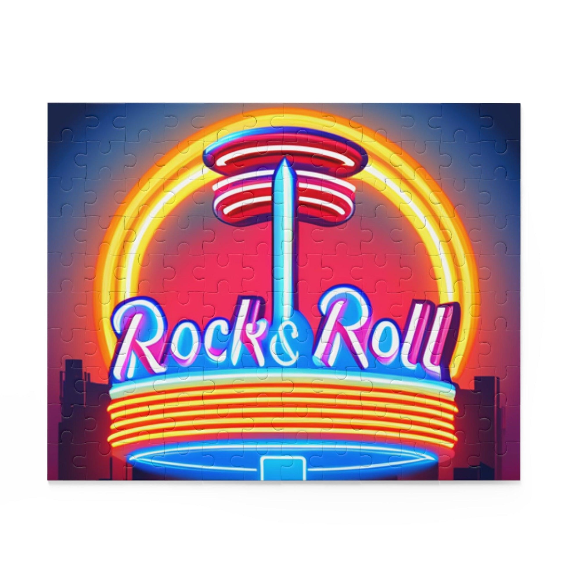 Rock & Roll Diner Puzzle (120, 252, 500-Piece) - Lizard Vigilante