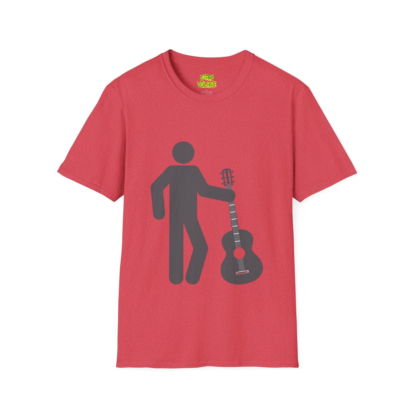 GuitarMan Unisex Softstyle T-Shirt - Lizard Vigilante