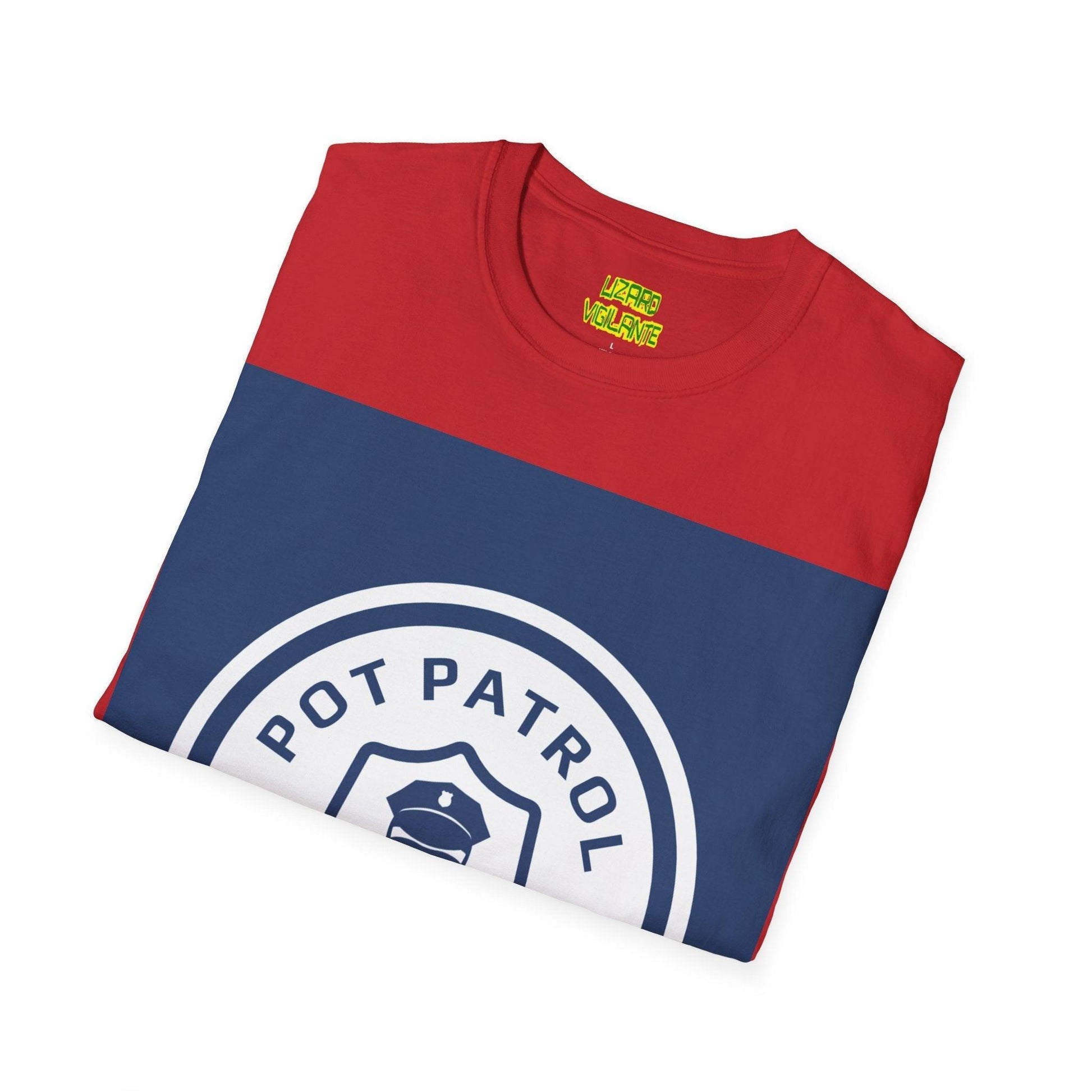 Pot Patrol Unisex Softstyle T-Shirt - Lizard Vigilante