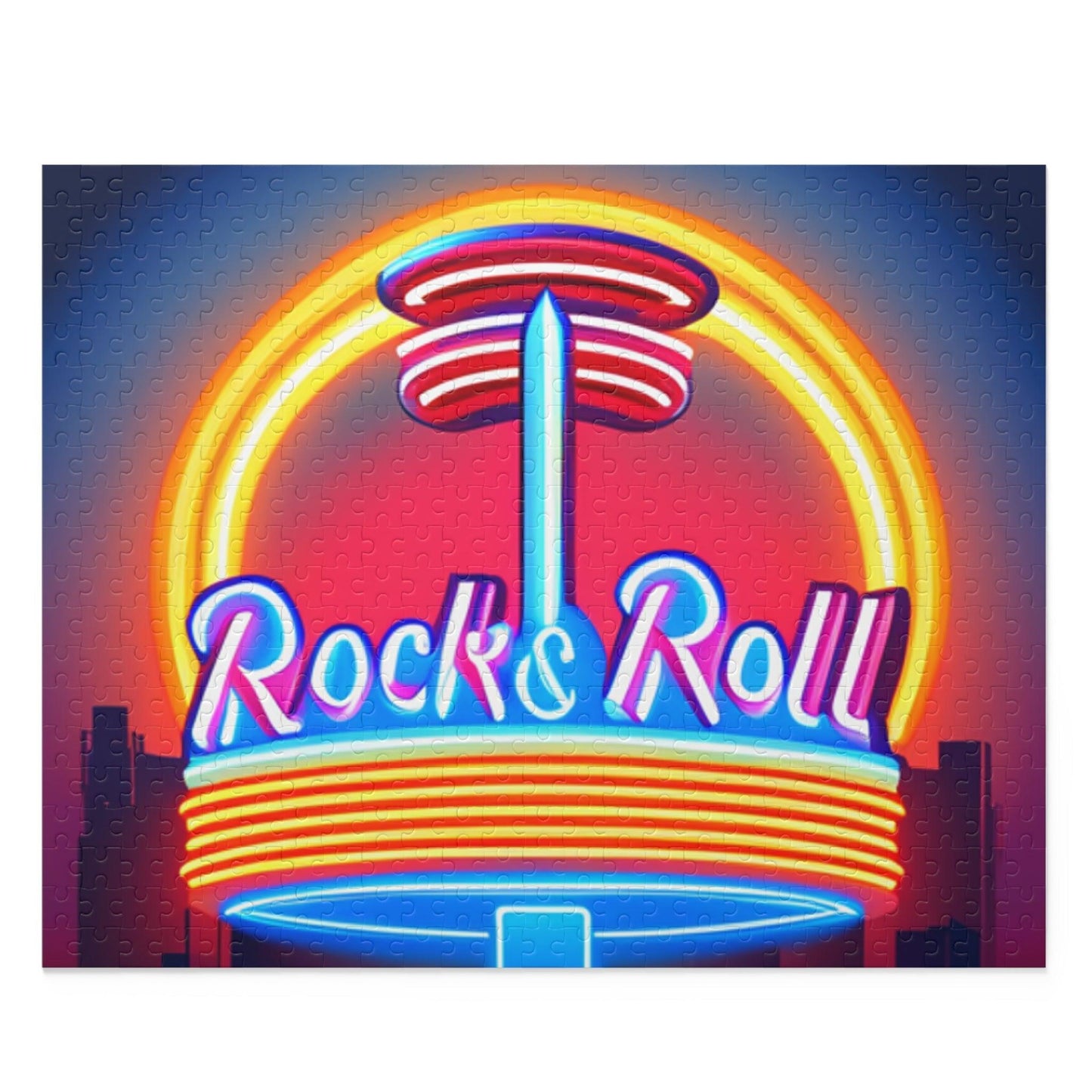 Rock & Roll Diner Puzzle (120, 252, 500-Piece) - Lizard Vigilante